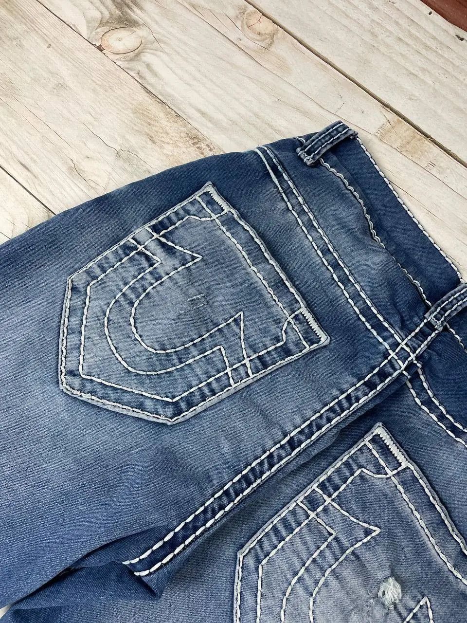 True Religion Vintage True Religion Straight Denim Jeans Japan Y2K Size US 34 / EU 50 - 22 Thumbnail