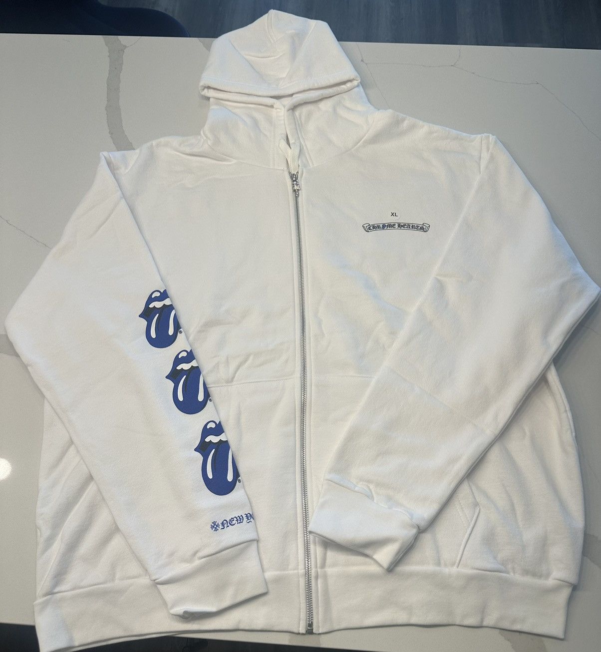 🔥Chrome Hearts Rolling Stone NYC Exclusive Zip Hoodie🔥