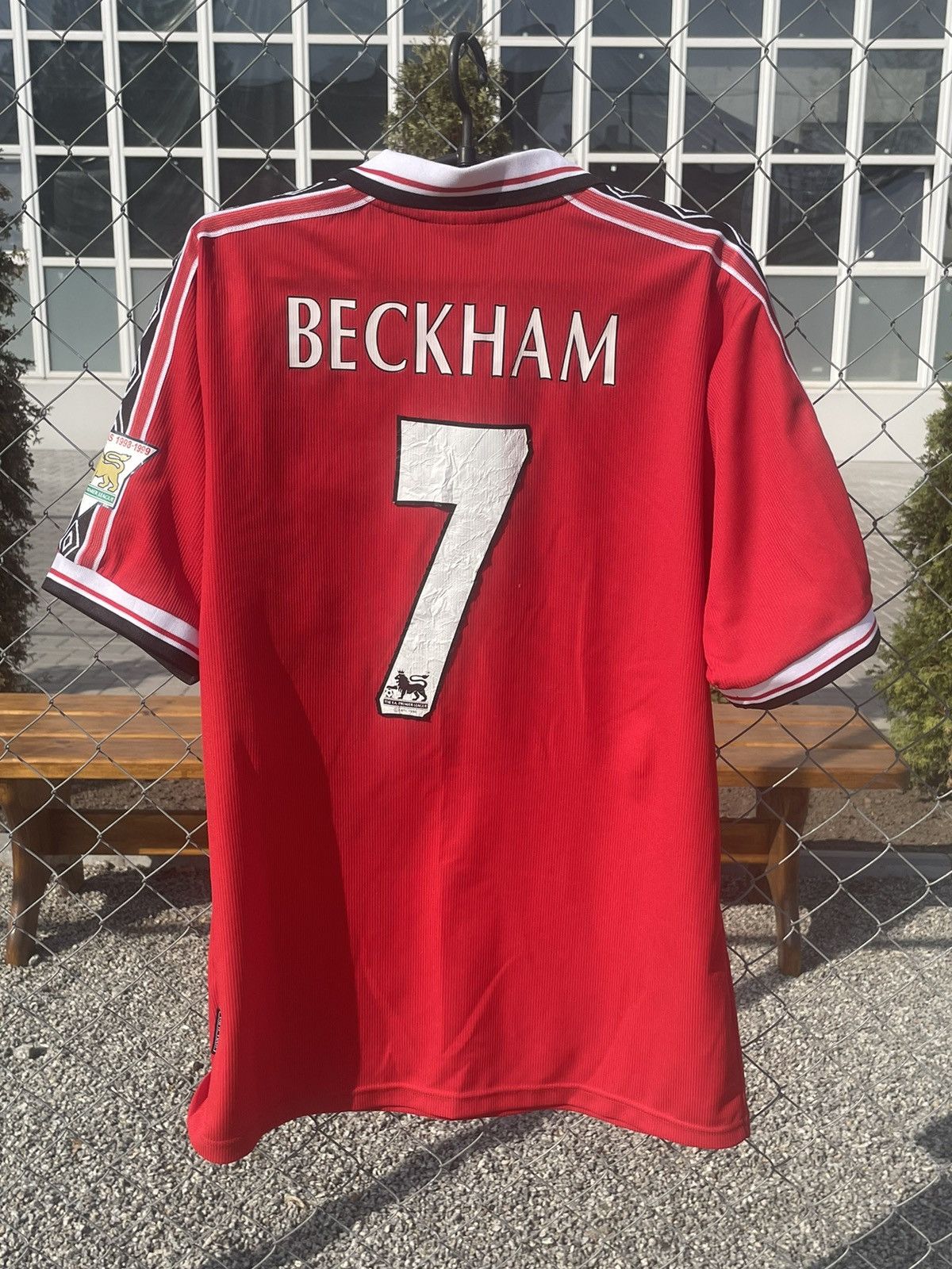 Manchester United BECKHAM 7 1998 Home Retro Jersey