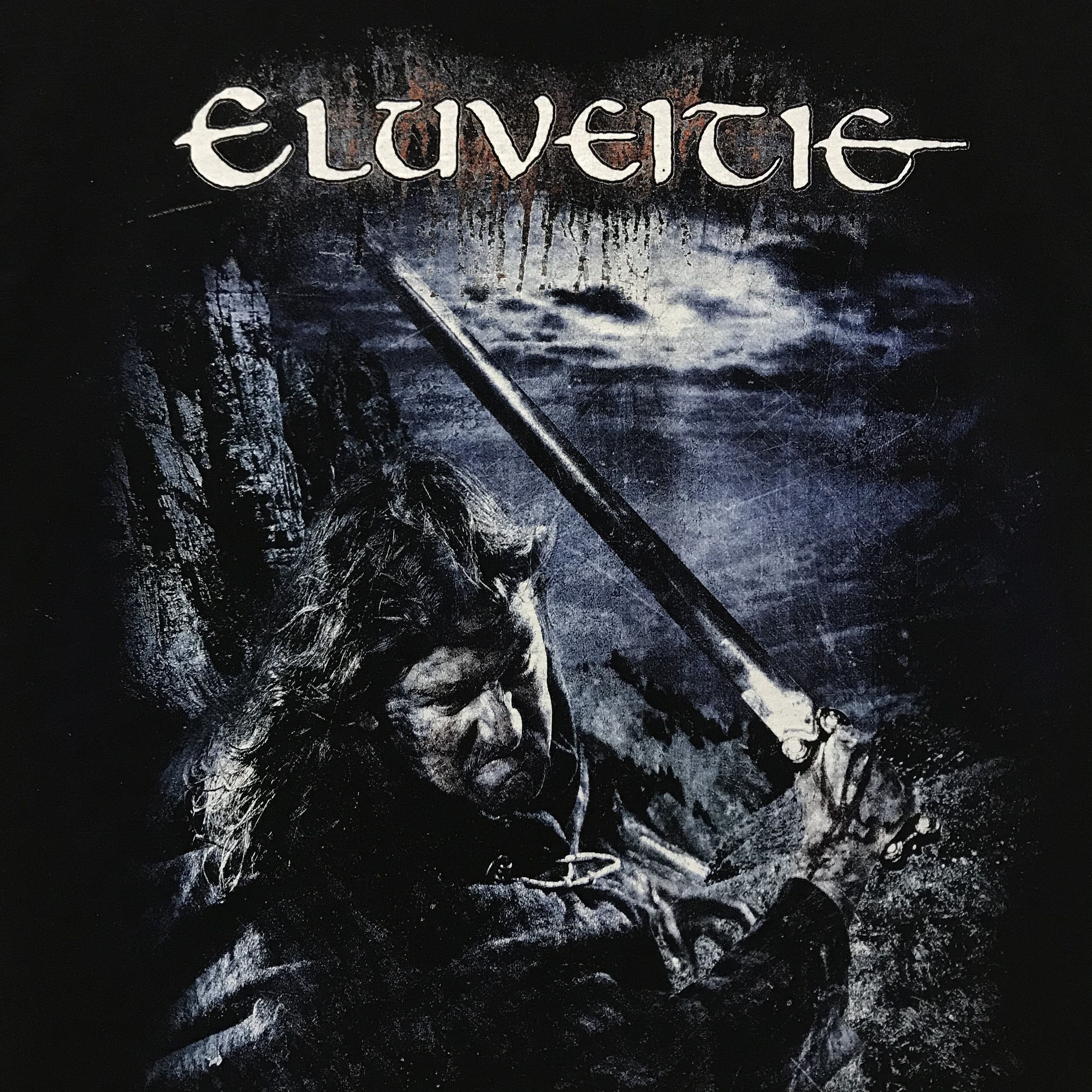 Band Tees ELUVEITIE Vintage T-Shirt Rock Band Tee 90s Rare Folk Metal Size US XL / EU 56 / 4 - 6 Thumbnail