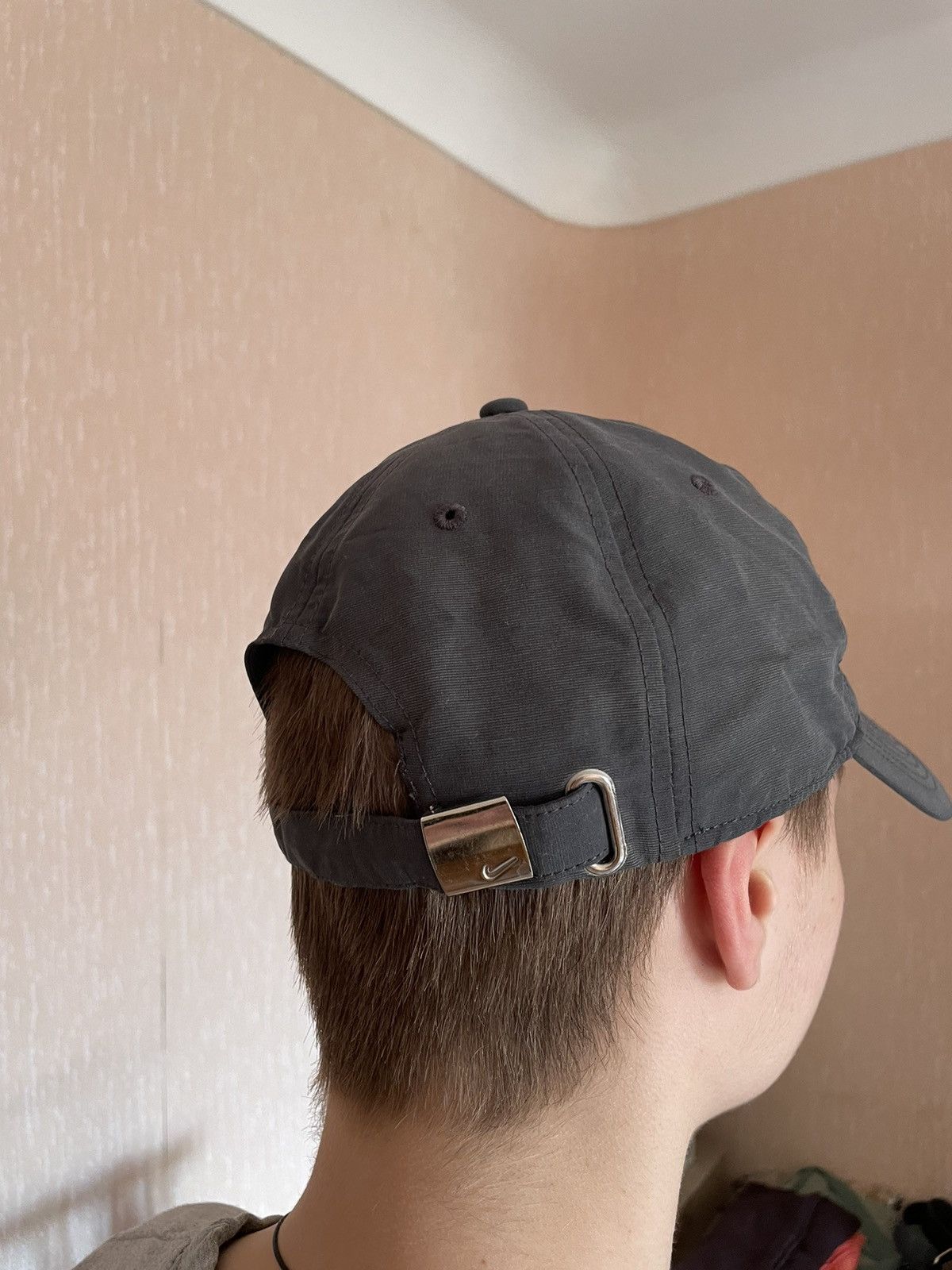Nike × Vintage Vintage Nike Metal Swoosh Cap Size ONE SIZE - 3 Thumbnail