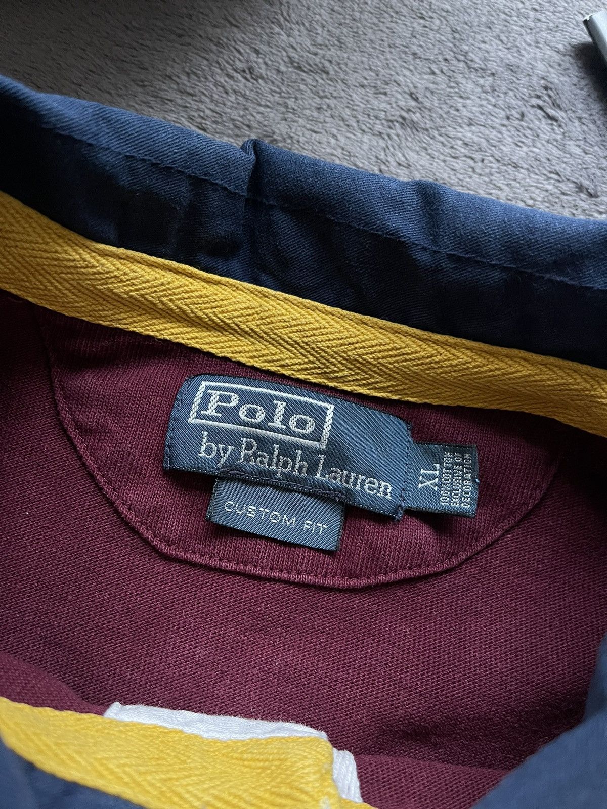 Polo Ralph Lauren × Ralph Lauren × Rugby Ralph Lauren RALPH LAUREN RUGBY SHIRT BIG LOGO VINTAGE STREATWEAR Size US XL / EU 56 / 4 - 11 Thumbnail