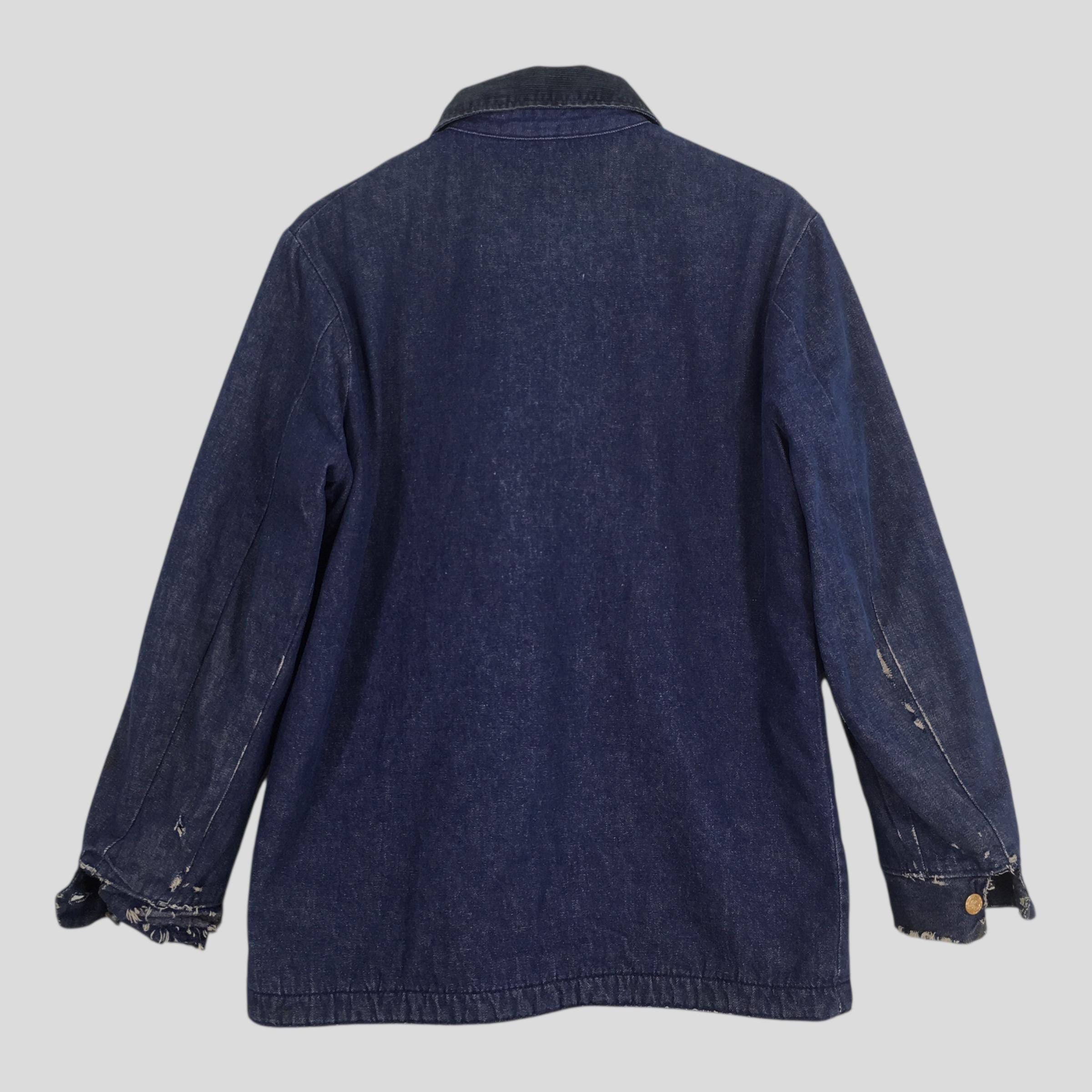 Wrangler 80s Wrangler Sanforized Blue Chore Denim Jacket Medium Size US M / EU 48-50 / 2 - 8 Thumbnail