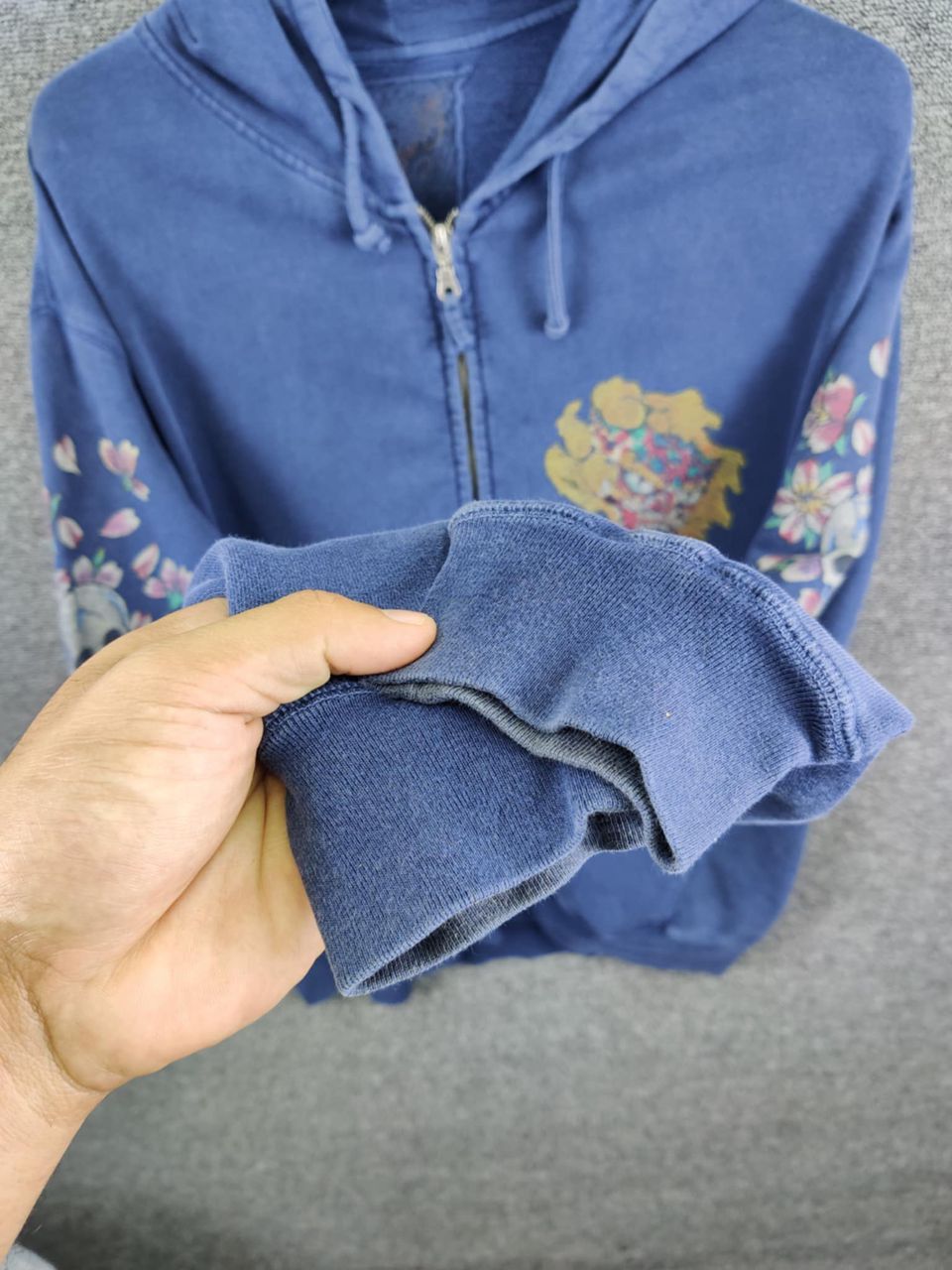 Ed Hardy Vintage Ed Hardy Christian Audigier Skull Zipper Hoodie Size US L / EU 52-54 / 3 - 13 Thumbnail