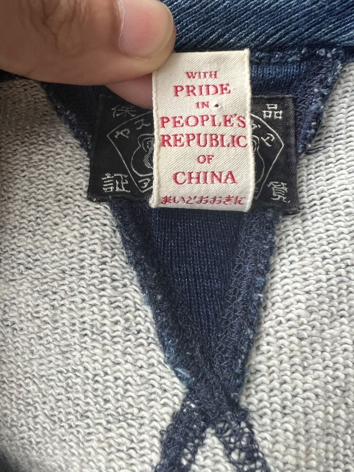 Evisu Evisu Big Sea Gull Logo Indigo Dyed Double V Trainer Sweater Size US M / EU 48-50 / 2 - 8 Thumbnail