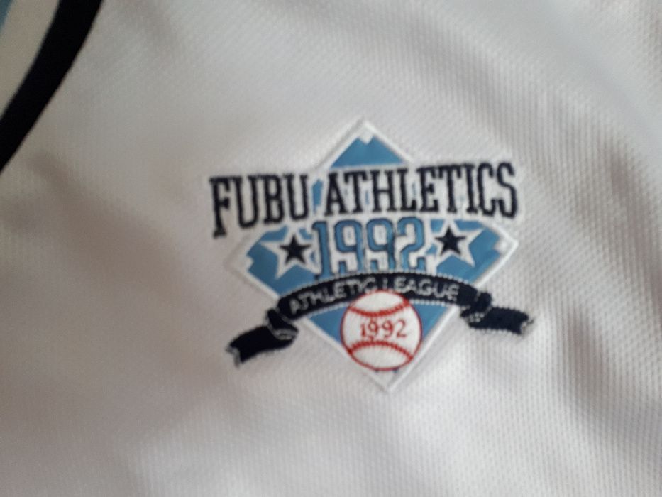 Fubu FUBU jersey, vintage HARLEM t-shirt New York, City Series L Size US L / EU 52-54 / 3 - 3 Thumbnail