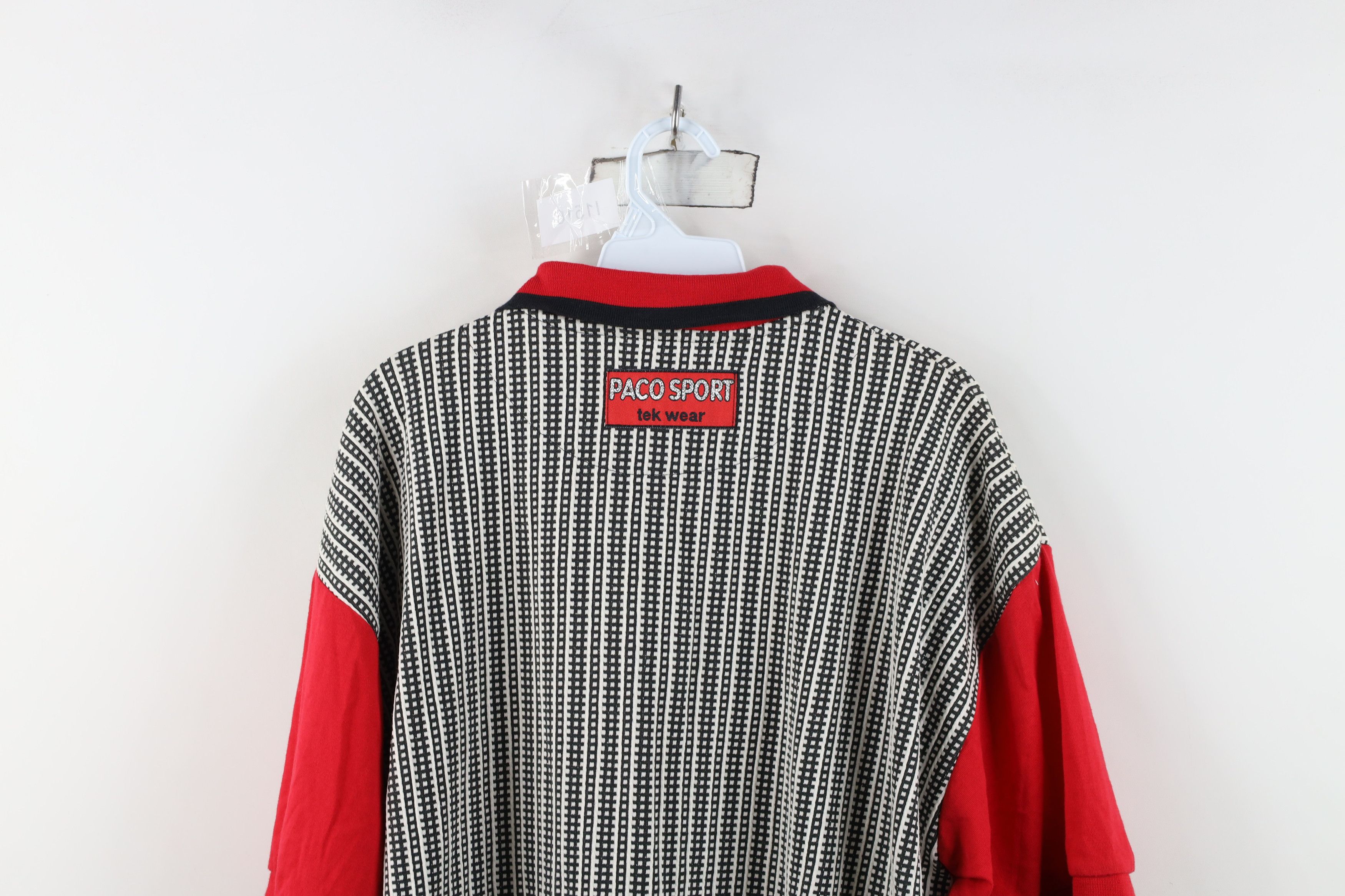 Vintage Deadstock Vintage 90s Streetwear Baggy Half Zip Polo Size US L / EU 52-54 / 3 - 11 Thumbnail