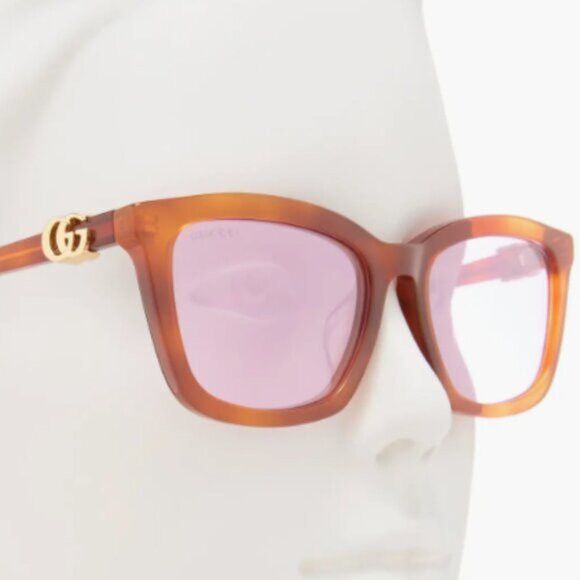 Gucci Gucci Women's Sunglasses in Orange and Pink Size ONE SIZE - 4 Thumbnail