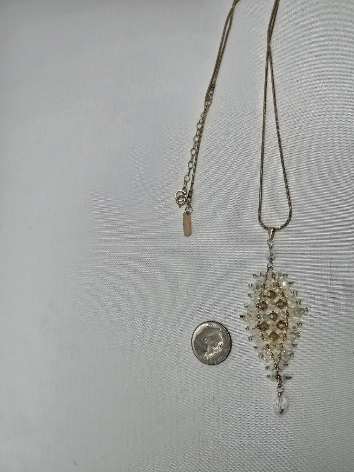 Other Holly Yashi 14K GF Necklace w/ Beaded Pendant 19.5" Cute Size ONE SIZE - 4 Thumbnail
