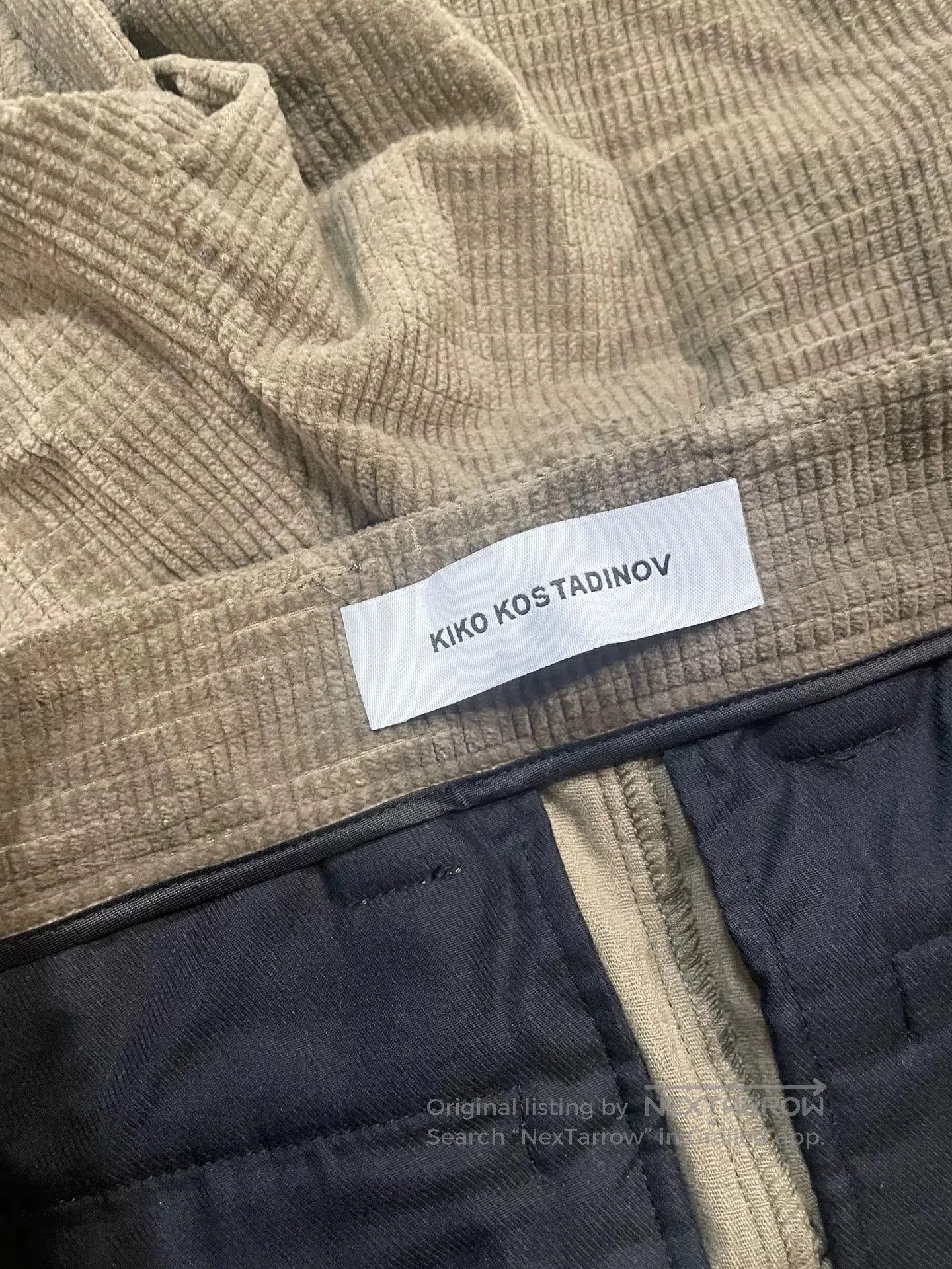 Kiko Kostadinov KIKO KOSTADINOV MEGARA Corduroy Pants. Size US 34 / EU 50 - 3 Thumbnail