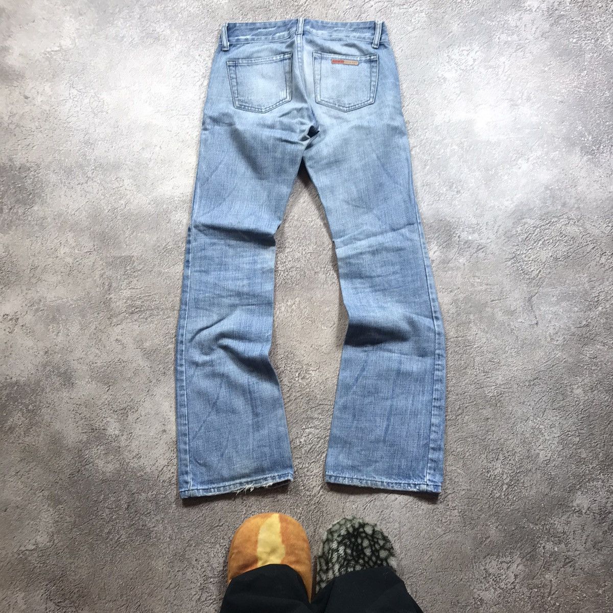 Vintage Vintage Y2K Distressed Flared Jeans Grunge Skate Baggy 26 Size 26" / US 2 / IT 38 - 4 Thumbnail