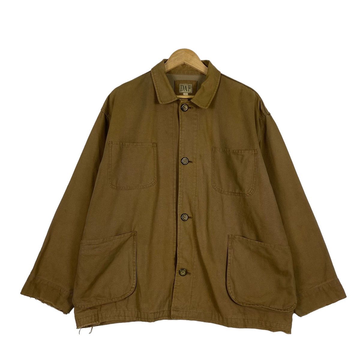 Issey Miyake VINTAGE 90s DAF WORKWEAR JACKET OVERSIZE LARGE Size US L / EU 52-54 / 3 - 1 Thumbnail