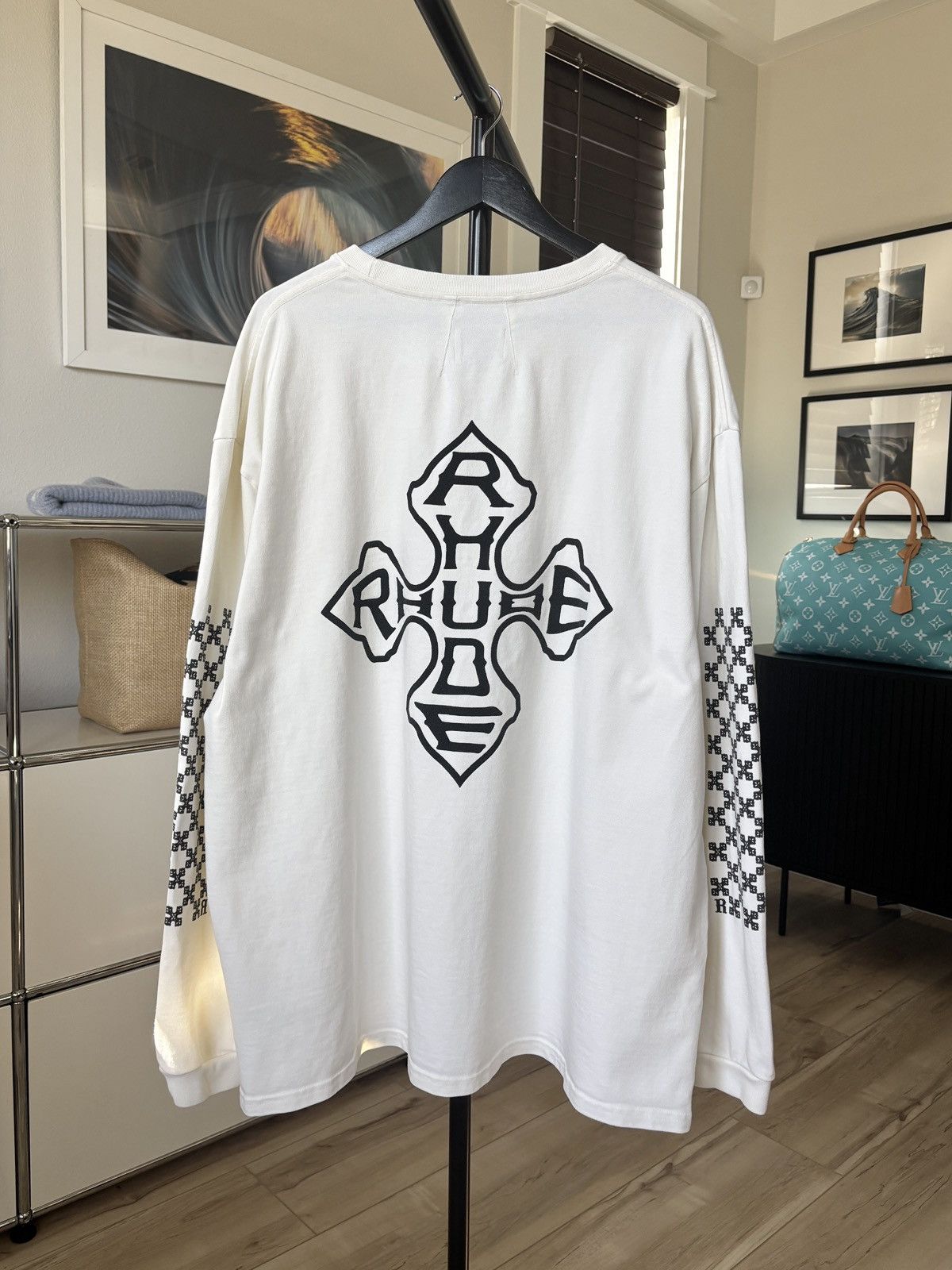 LONG SLEEVE TEE - BIKER CROSS LOGO