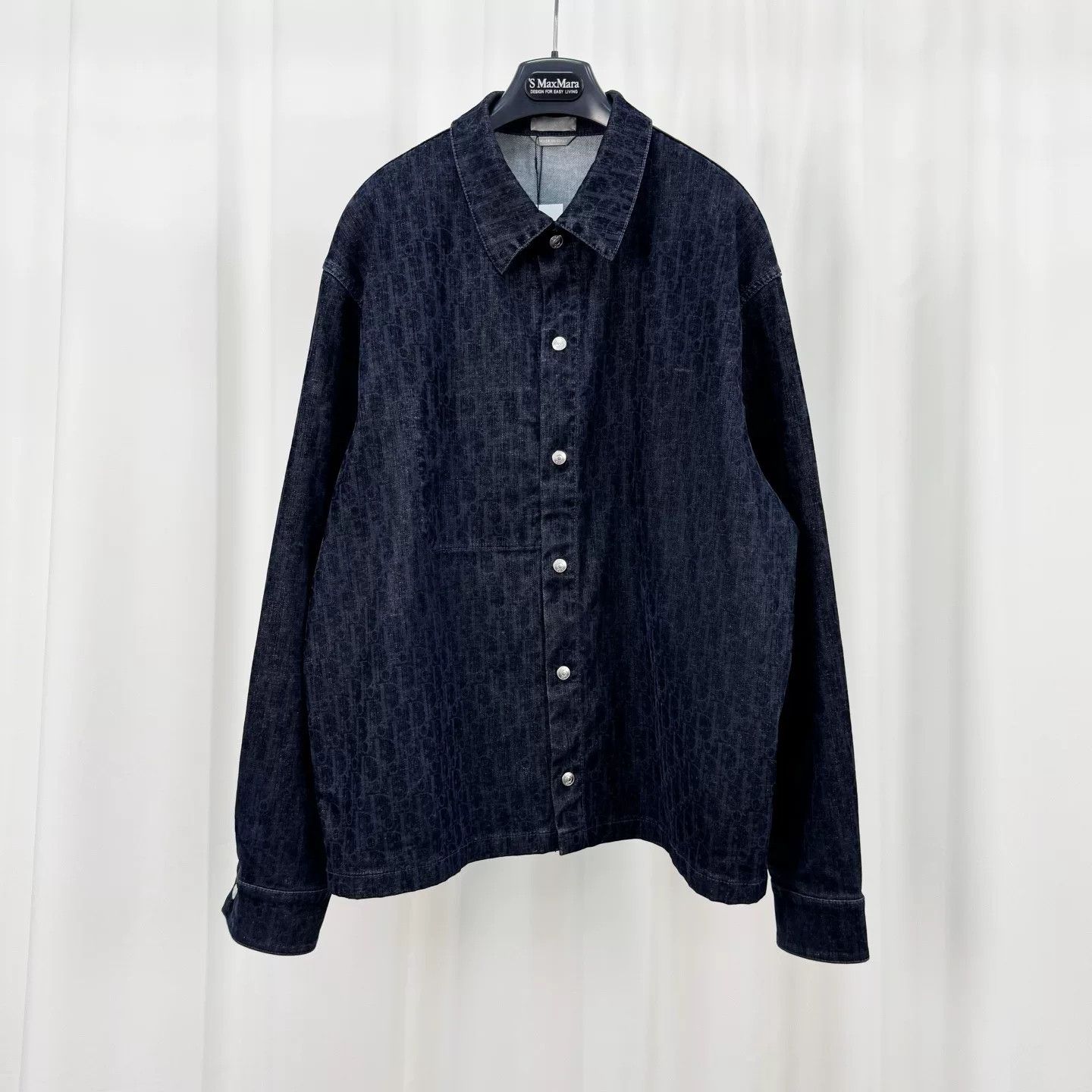 Dior dior velour print denim shirt jacket Size US L / EU 52-54 / 3 - 1 Thumbnail
