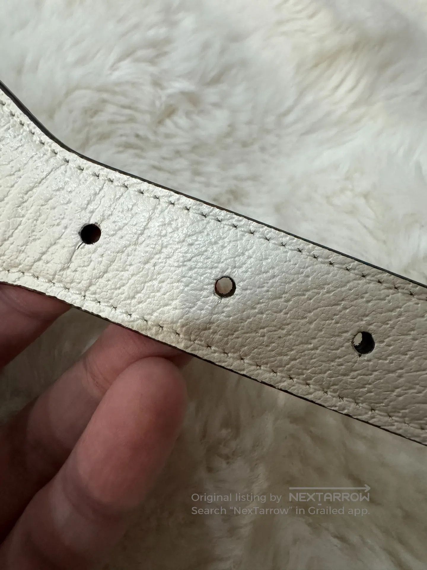 Gucci Guicci size 75 Belt Leather Belt| Size ONE SIZE - 8 Thumbnail