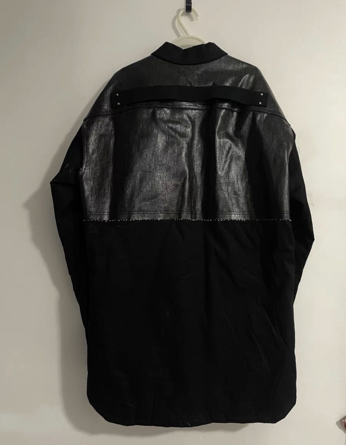 Rick Owens Rick Owens Larry Snap Button Leather Panel Padded Jacket Size US L / EU 52-54 / 3 - 2 Thumbnail