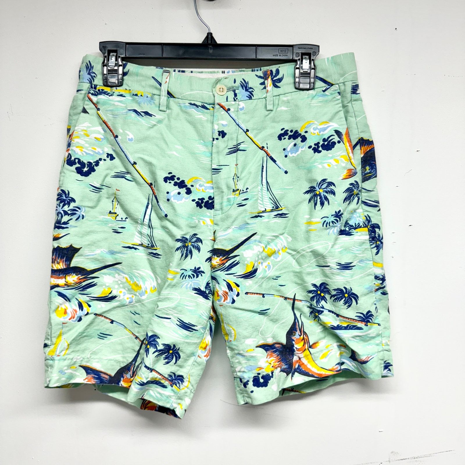 Polo Ralph Lauren Polo Ralph Lauren Marlin Fishing Linen Shorts 30 Tropical Size US 30 / EU 46 - 2 Thumbnail