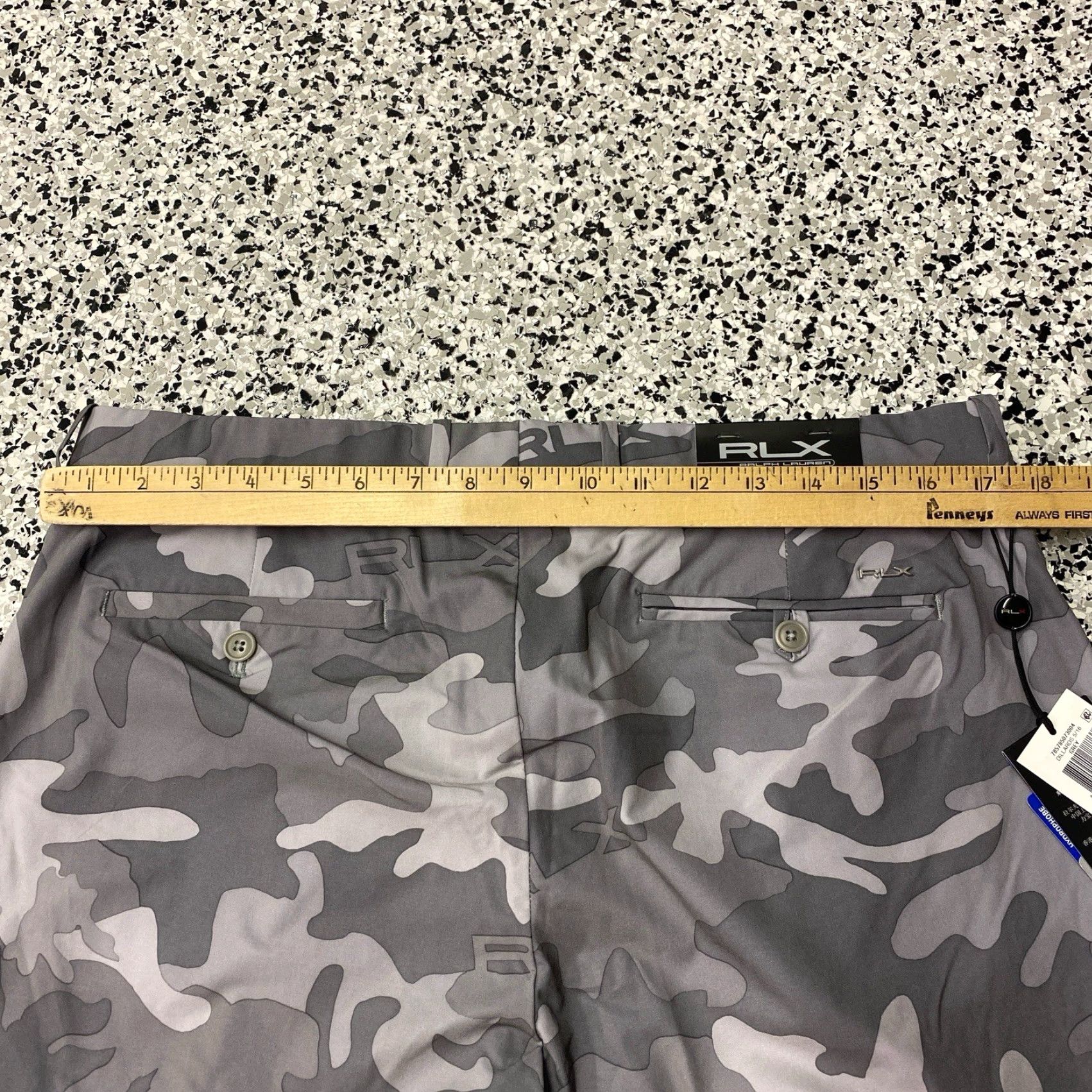 RLX Ralph Lauren NWT RLX Ralph Lauren Mens Golf Shorts Grey Camo Stretch Performance 9” Inseam 34 NWT Size US 34 / EU 50 - 6 Thumbnail