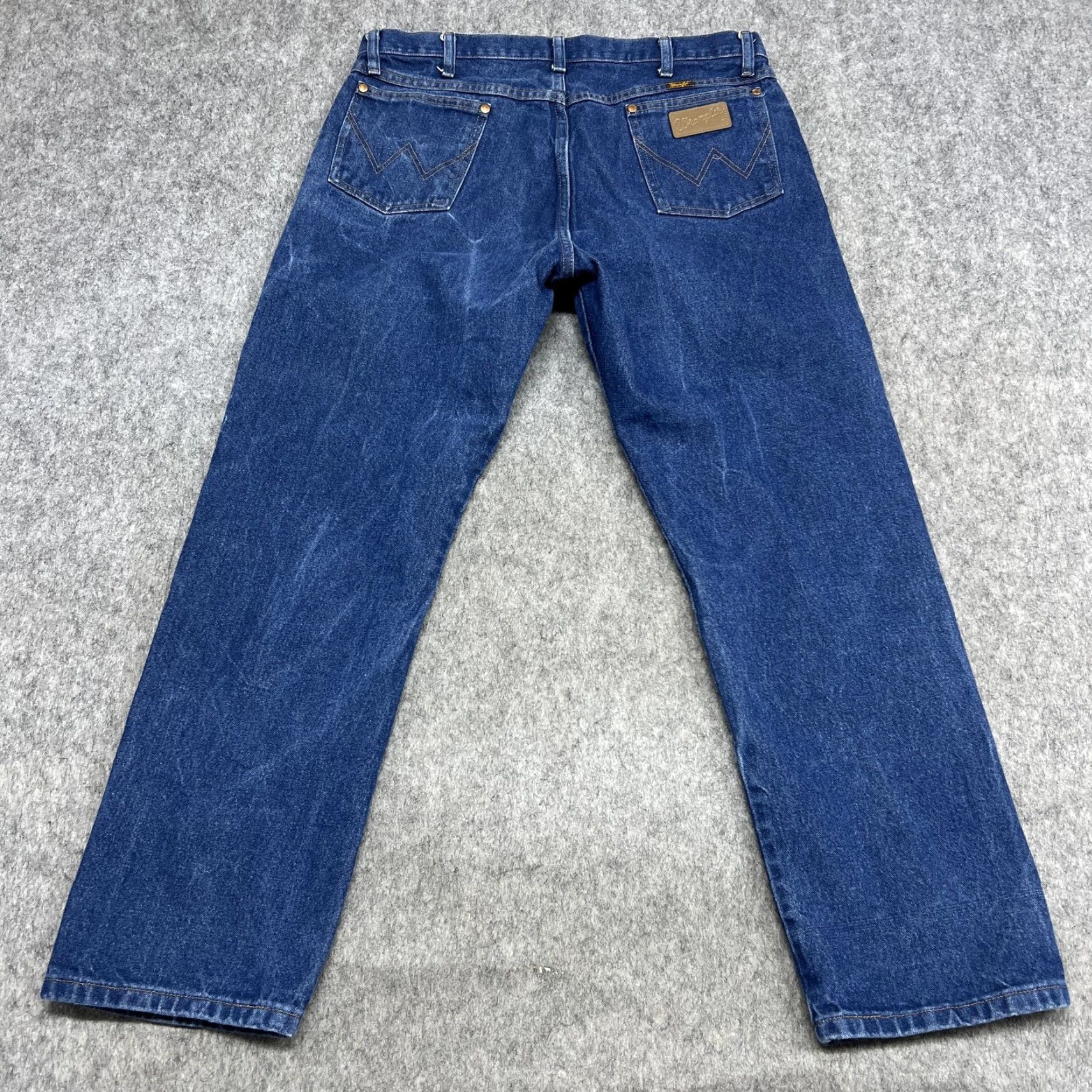 Wrangler Wrangler Jeans Mens 36x30 Blue Cowboy Cut Straight Denim Western Cowboy 13MWZPW Size US 36 / EU 52 - 2 Thumbnail