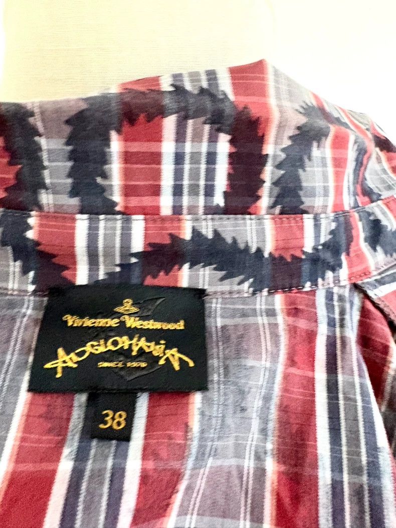 Vivienne Westwood Vivienne Westwood Gray and red checkered pirate short-slee Size XS / US 0-2 / IT 36-38 - 8 Thumbnail