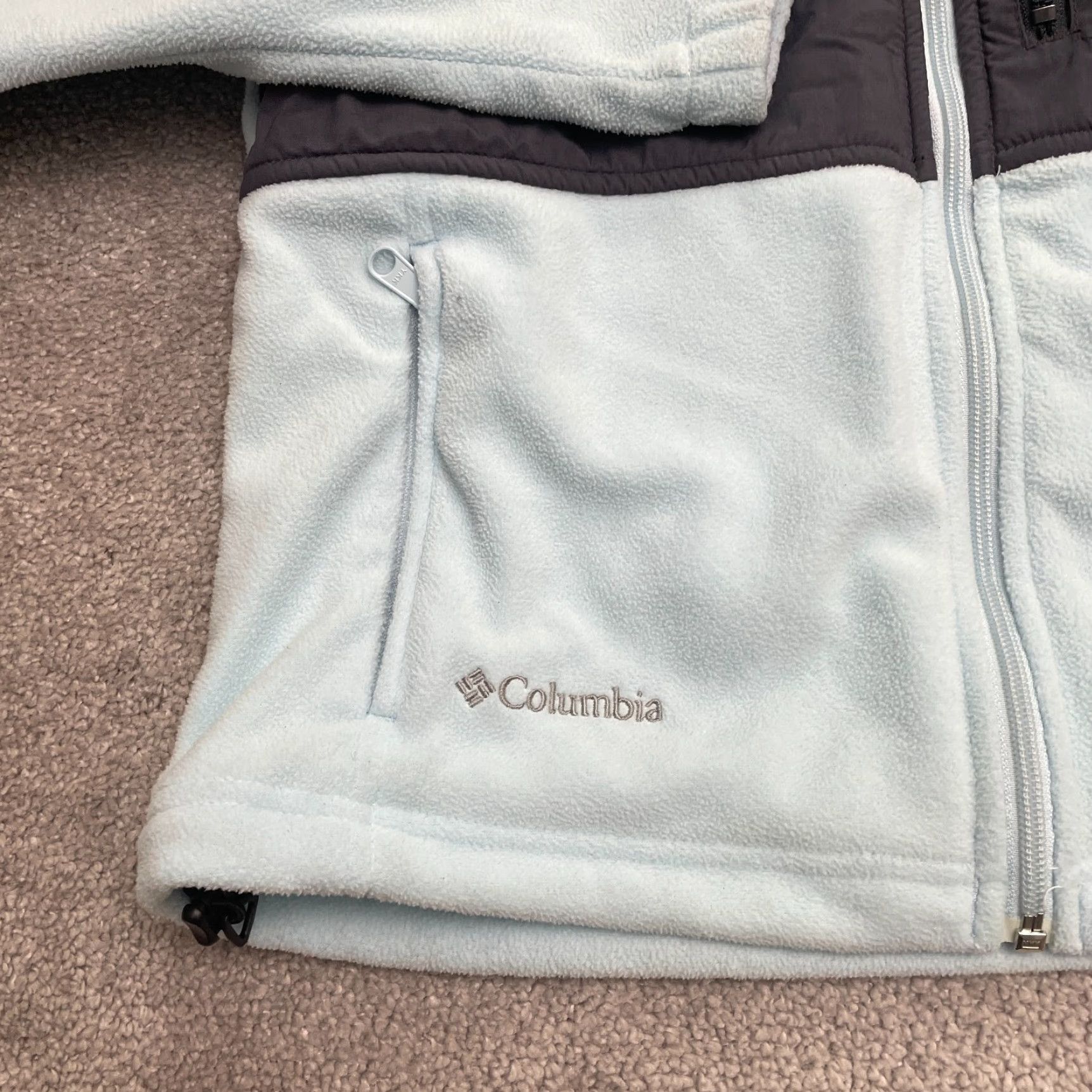 Vintage Columbia Denali Fleece Jacket Womens Medium Blue Black Full Zip Pockets Outdoor Size M / US 6-8 / IT 42-44 - 5 Thumbnail