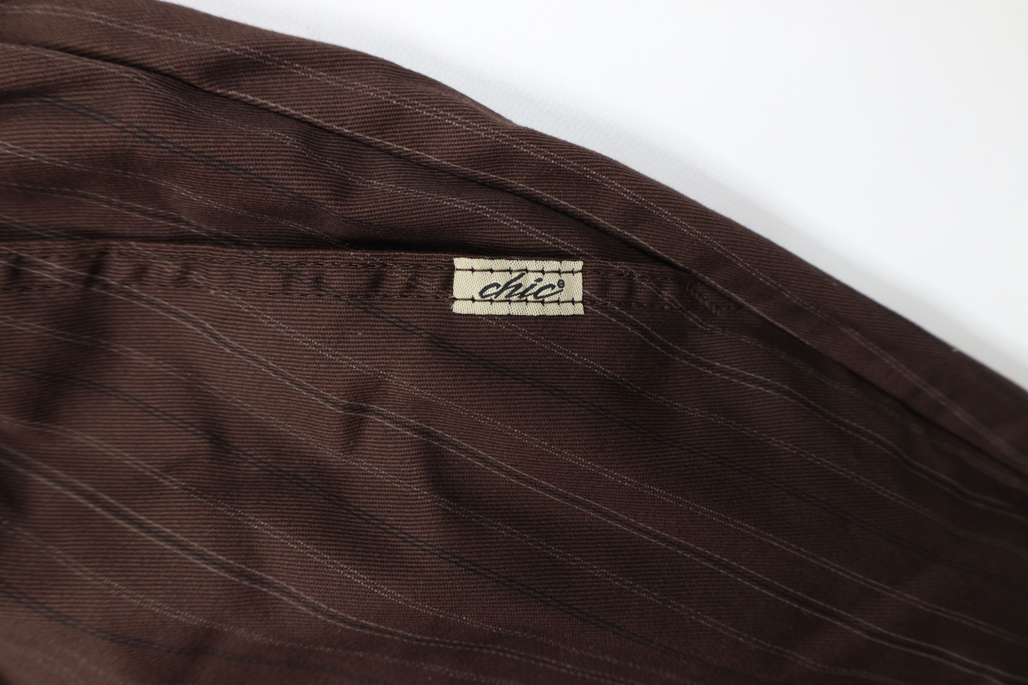 Vintage Vintage 90s Streetwear Tapered Leg Pants Brown Cotton Size 40" / US 18 - 6 Thumbnail