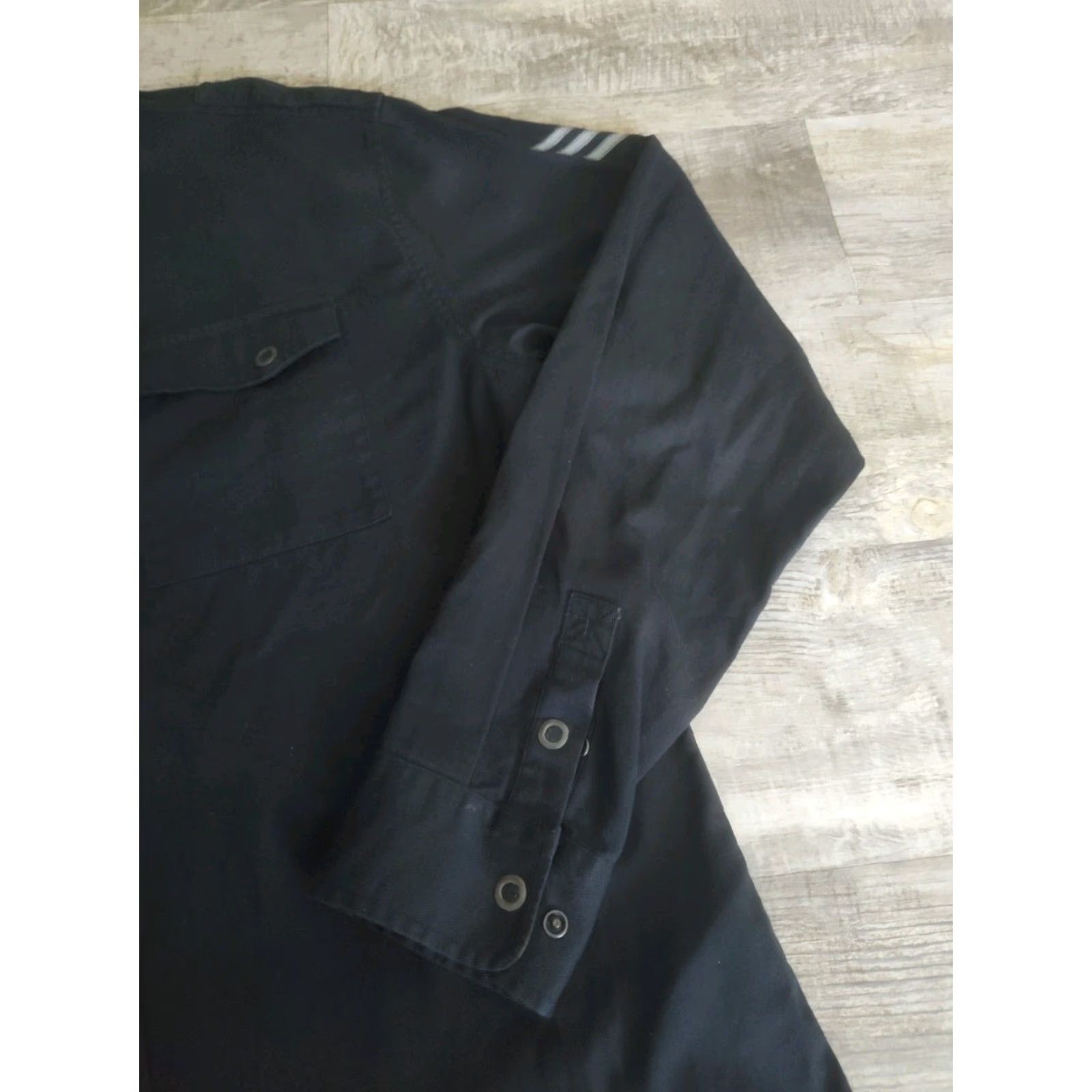 Hurley VINTAGE Hurley Men’s Long Sleeve Button-Up Shirt Black Military 90s Y2K Casual Formal Size L Size US L / EU 52-54 / 3 - 3 Thumbnail