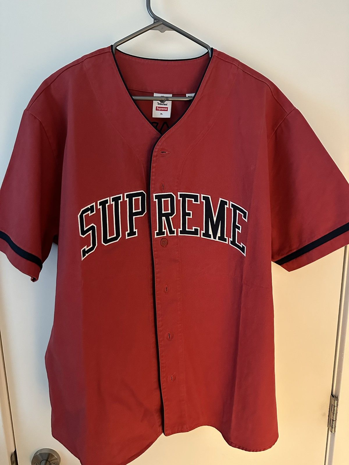 Supreme × Timberland Supreme Timberland baseball jersey | Grailed