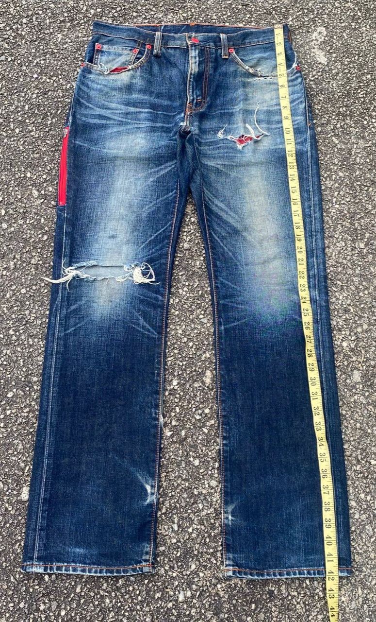 Levi's Vintage Levis 505 Packable Distressed Denim Size US 32 / EU 48 - 4 Thumbnail