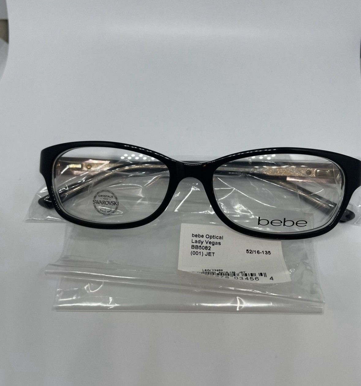 Swarovski Bebe Lady Vegas BB5082 Glasses Designer Frames Eyewear Size ONE SIZE - 1 Thumbnail