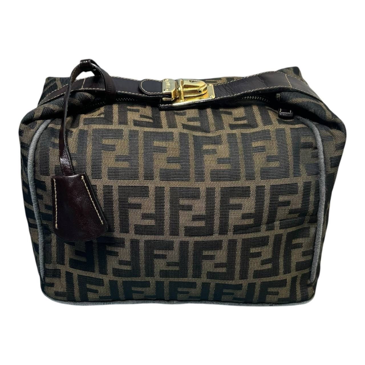 Fendi Vintage Fendi Zucca Canvas Mini Doctor Bag Boxy Handbag 90s Size ONE SIZE - 2 Thumbnail