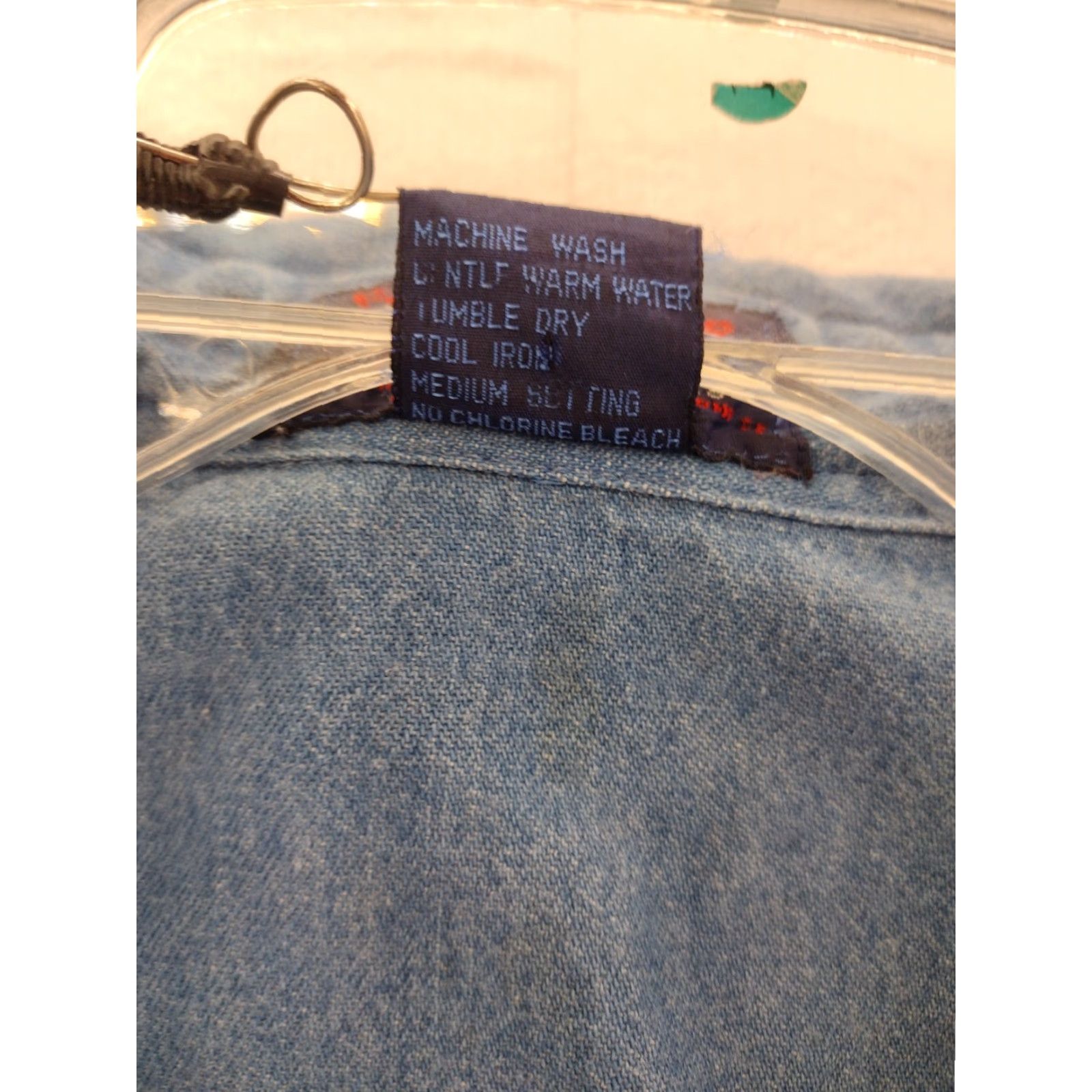 Denime Vintage F.U. Denim Shirt Men’s Medium Western Snap Long Sleeve 90s Blue Size US M / EU 48-50 / 2 - 5 Thumbnail