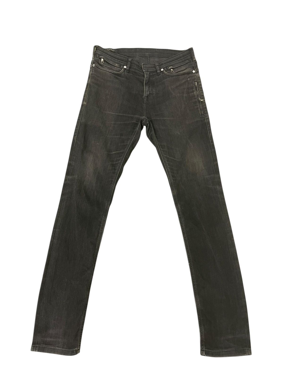Neil Barrett Skinny Jeans Neil Barrett Italy Stretch Faded Black 1🟦0 Size US 32 / EU 48 - 1 Thumbnail