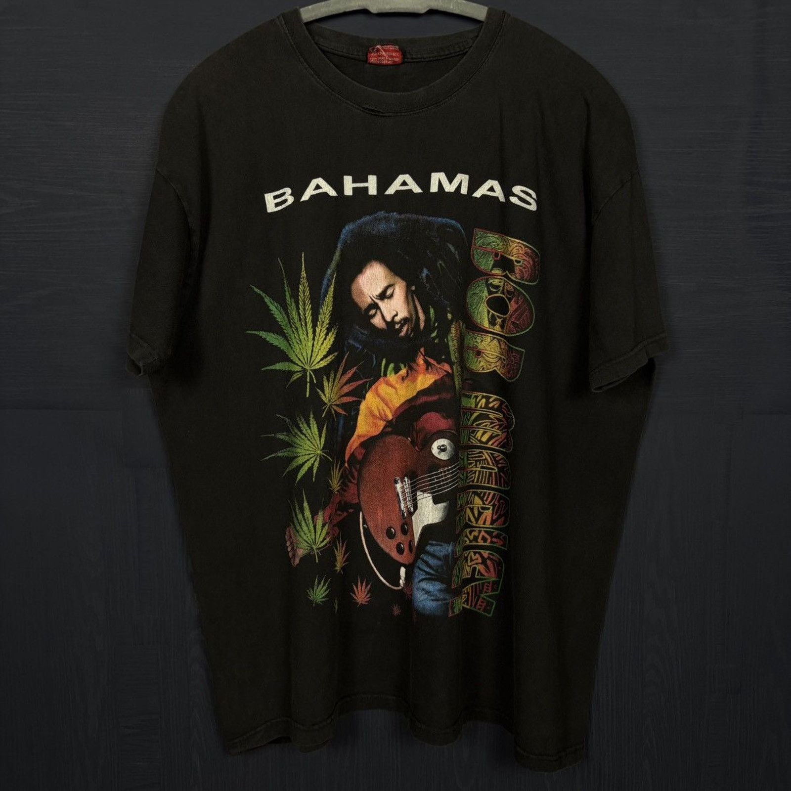 Band Tees × Vintage 🇯🇲BOB MARLEY BAHAMAS T Size US L / EU 52-54 / 3 - 1 Thumbnail