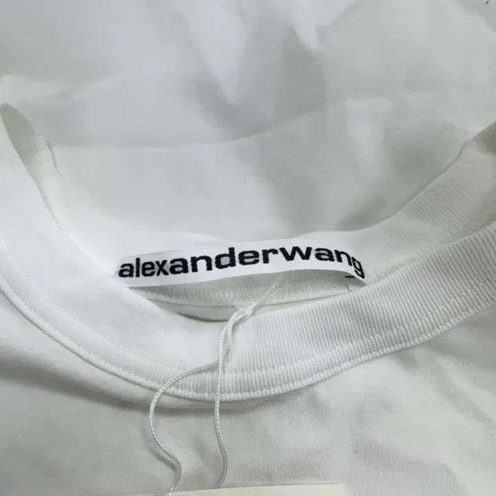 Alexander Wang Alexander Wang SS22 Cotton Logo T-Shirt - Size L / US 10 / IT 46 - 5 Thumbnail