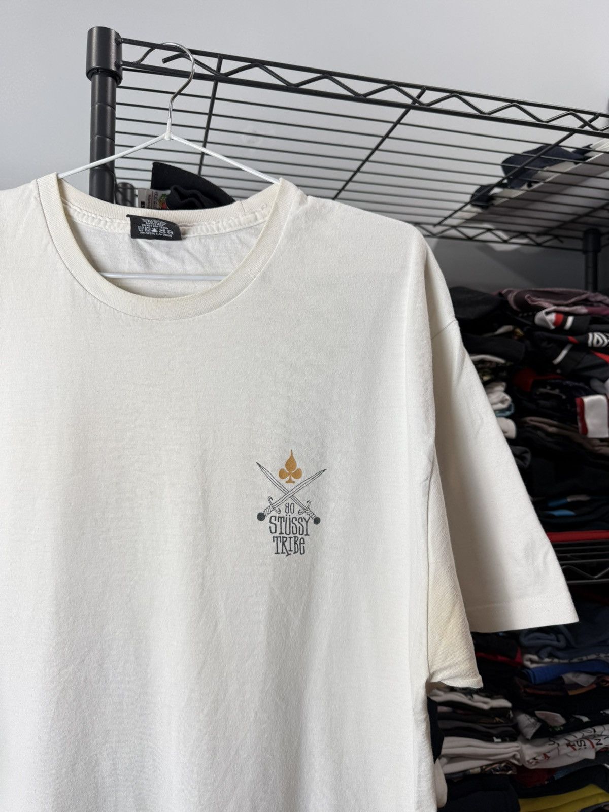 Stussy Vintage 80 Stussy Tribe T Shirt Hype Size US L / EU 52-54 / 3 - 3 Thumbnail