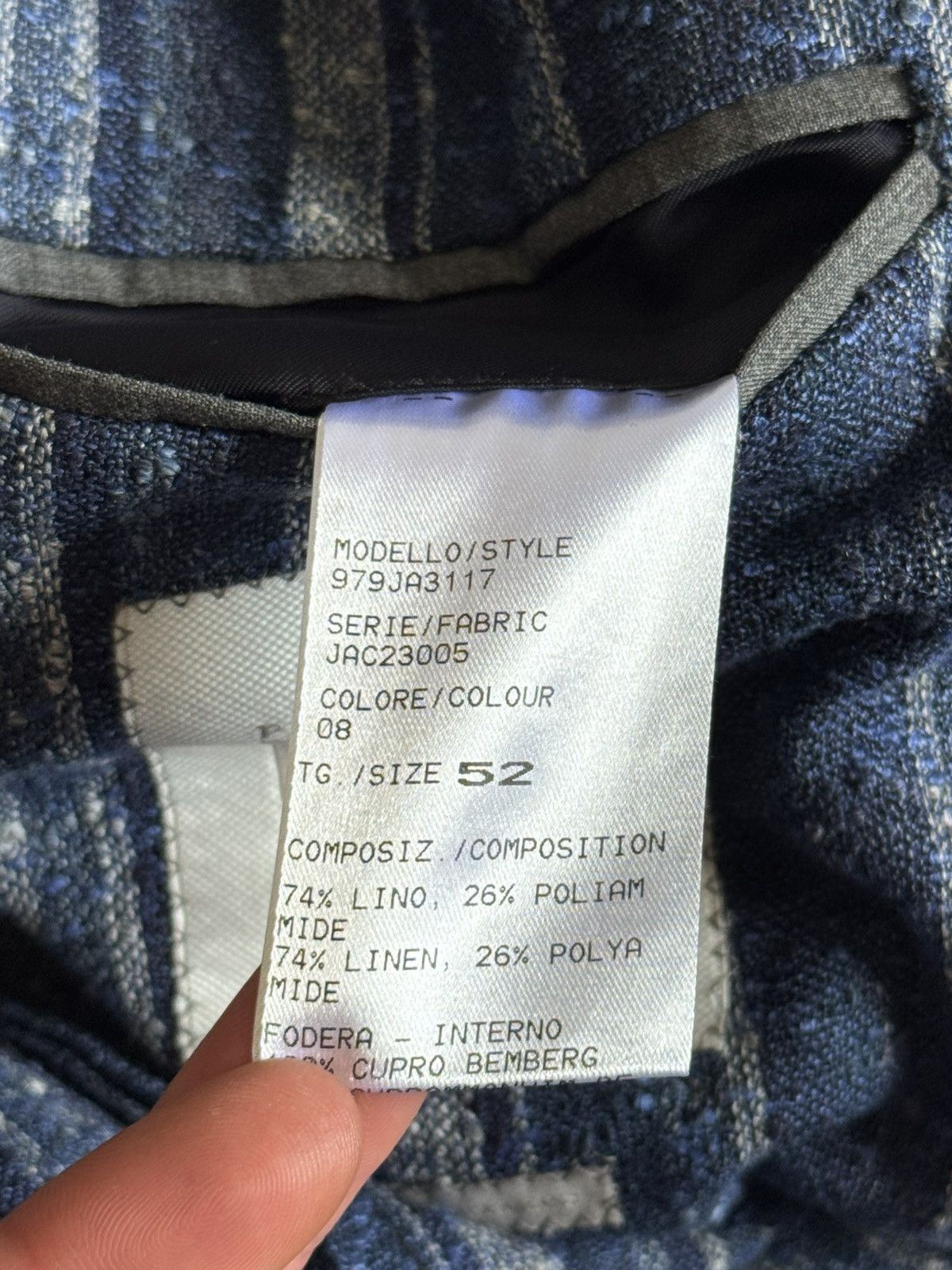 Eleventy Eleventy 52size blazer jacket button up linen blend light Size US L / EU 52-54 / 3 - 13 Thumbnail