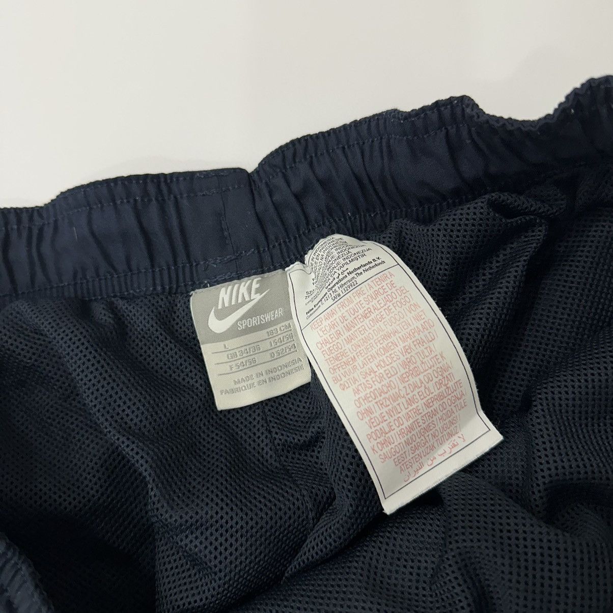 Nike × Vintage Nike y2k Vintage Baggy Tn Nylon Rare Drill Track Pants Size US 33 - 6 Thumbnail