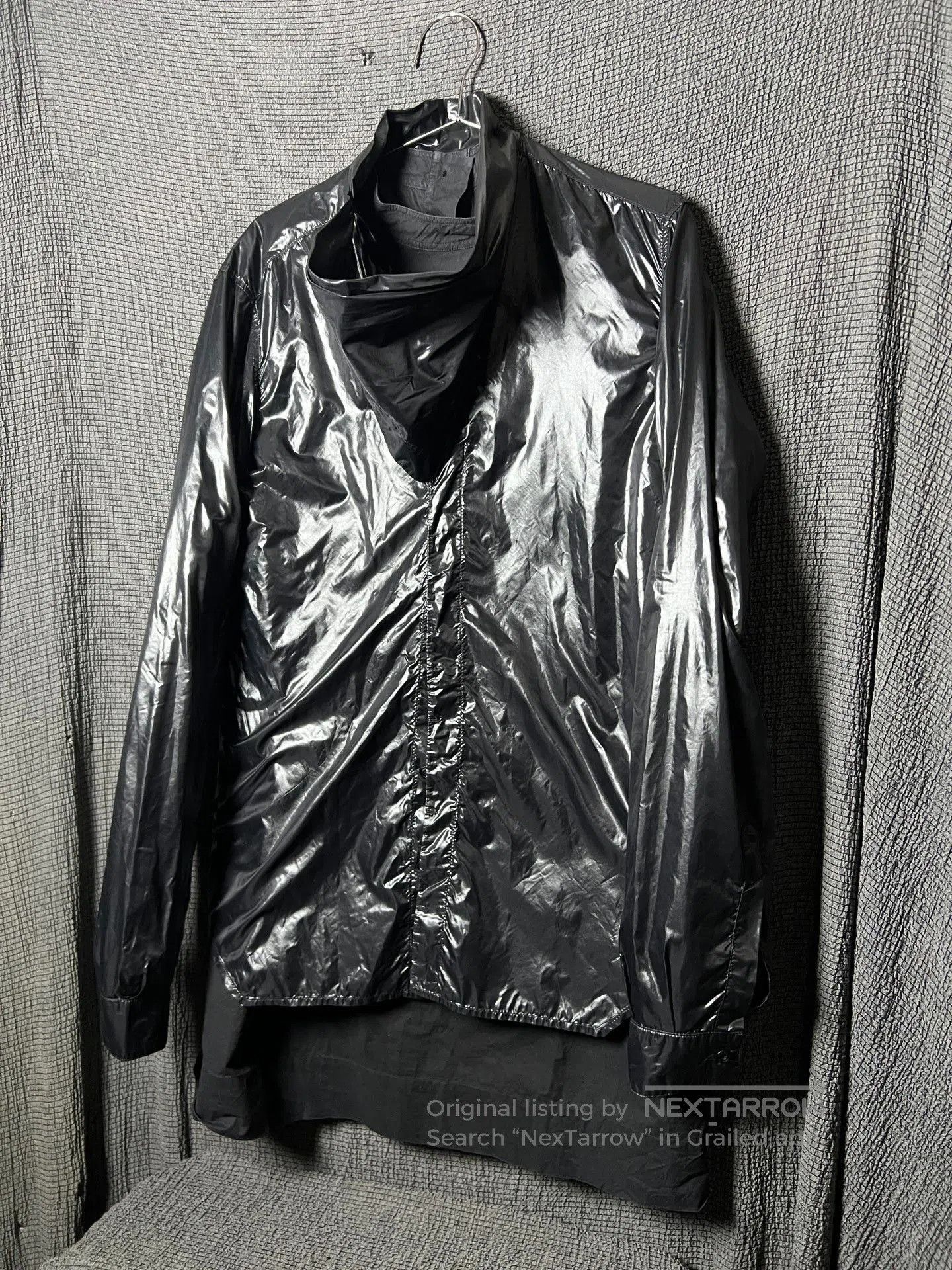 Rick Owens Rick Owens 13ss Nylon Long Sleeve Shirt. Size US M / EU 48-50 / 2 - 3 Thumbnail