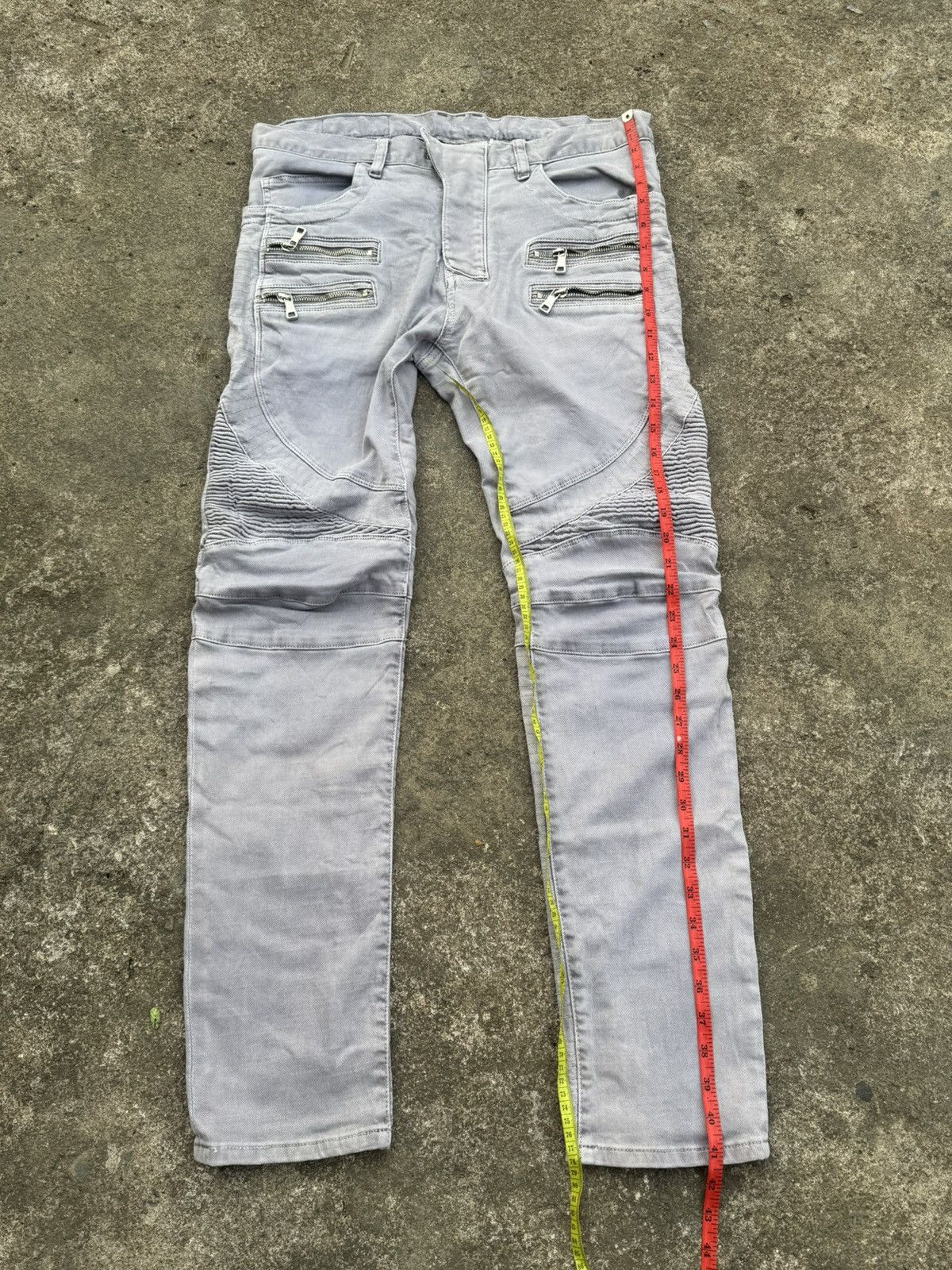 Balmain Balmain Bikers Decarnin Era Jeans Size US 30 / EU 46 - 11 Thumbnail