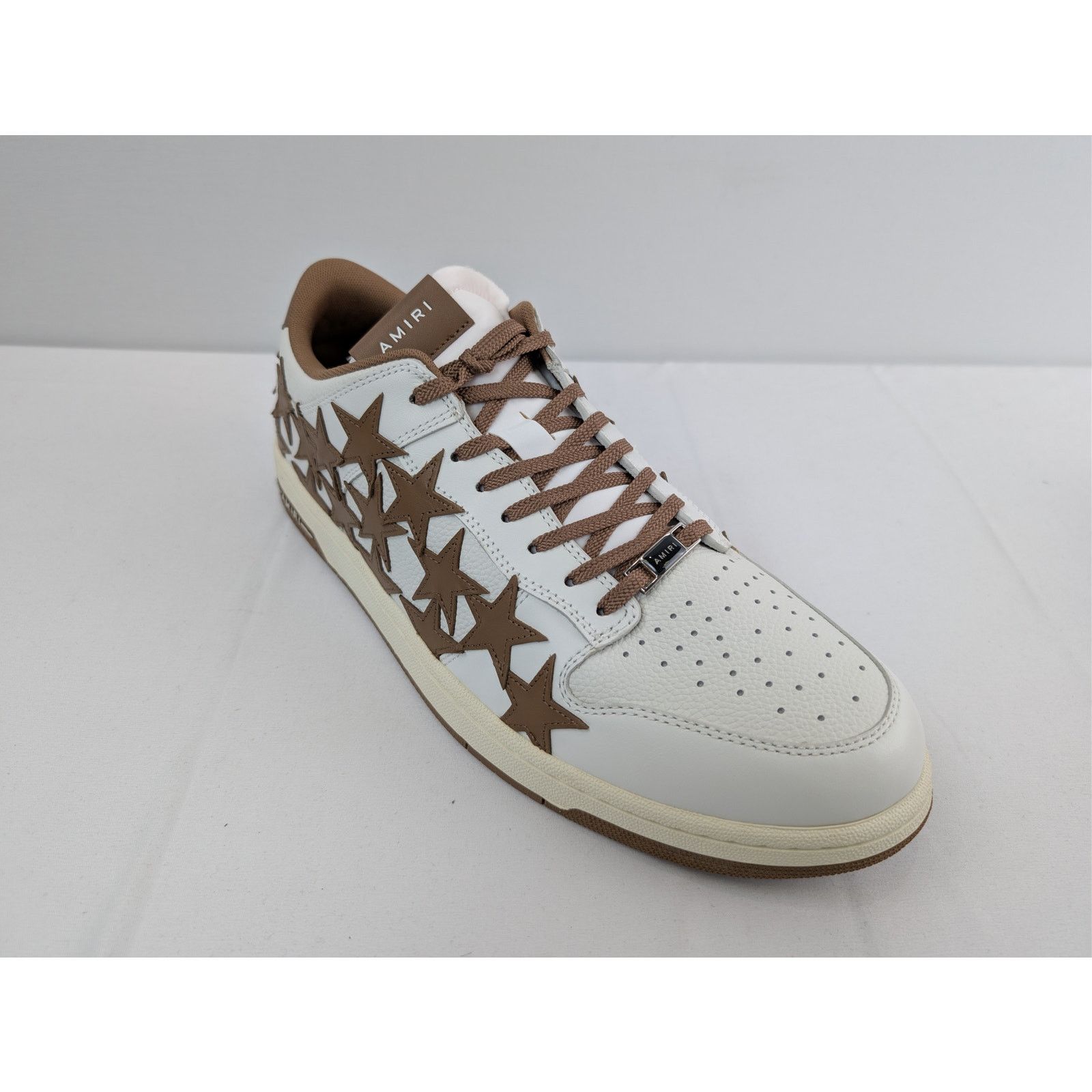 Amiri o1rshd1 Stars Low top sneakers in White/Brown 47 Size US 14 / EU 47 - 4 Thumbnail