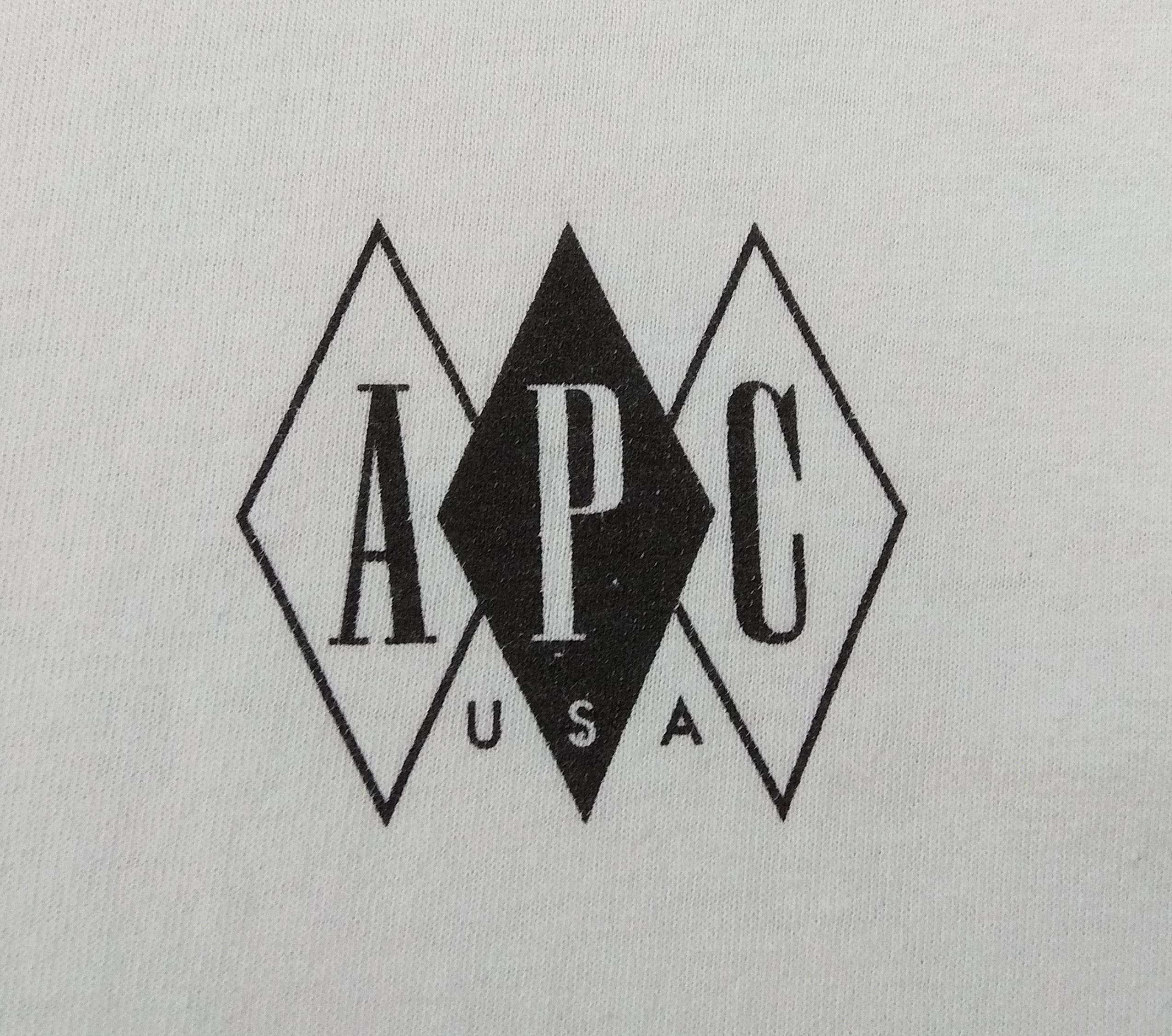 A.P.C. A.P.C. Short Sleeve Tee T Shirt made in USA Size US S / EU 44-46 / 1 - 3 Thumbnail