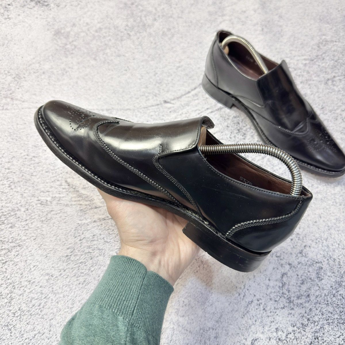 Designer × Handmade × Vintage Samuel Windsor Vintage Loafers Brogues US8 UK7 EU41 26cm Size US 8 / EU 41 - 5 Thumbnail