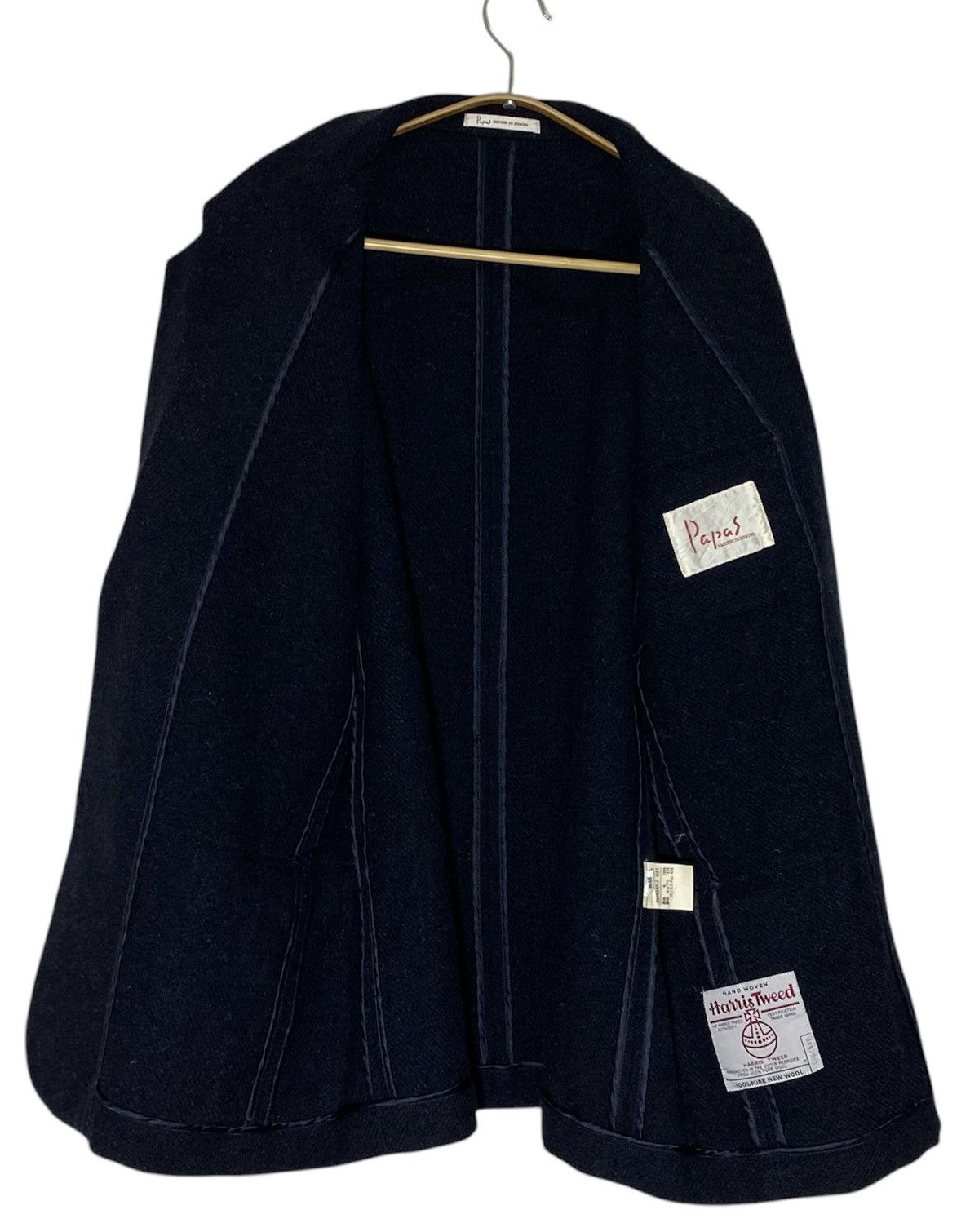 Harris Tweed Vintage Harris Tweed X Papas Wool Jacket Hand Woven Size 42L - 8 Thumbnail