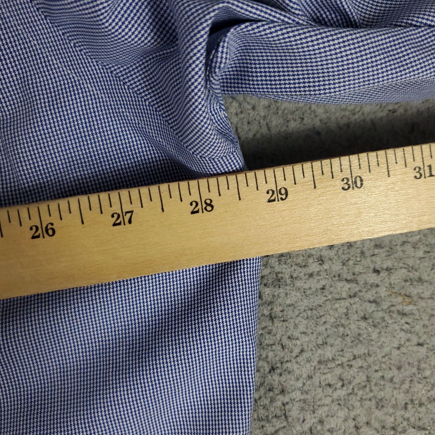 Brooks Brothers Brooks Brothers Shirt Mens 18 Blue Pocket Button Up Long Sleeve Size US XXL / EU 58 / 5 - 5 Thumbnail