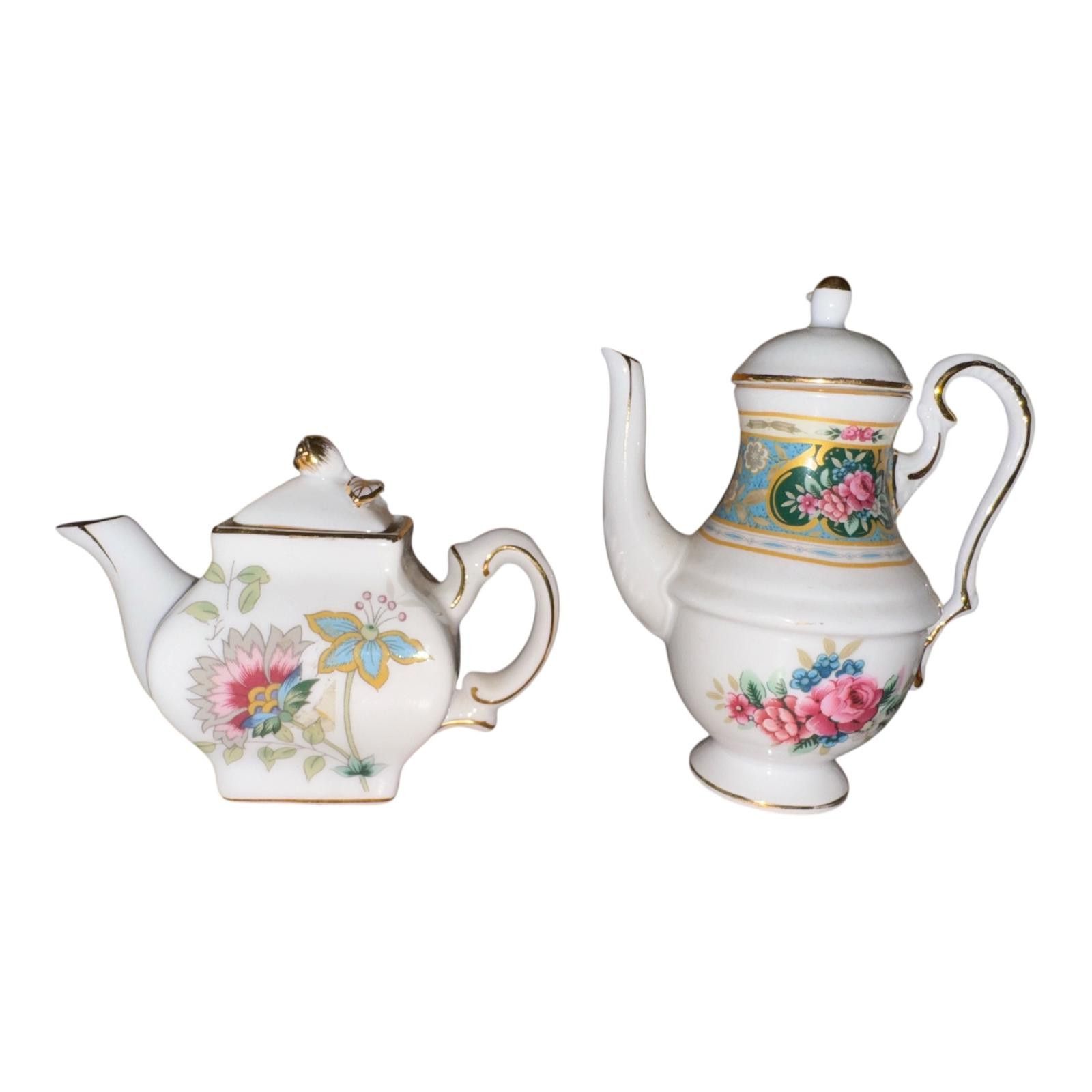 Unknown London Vintage Assorted Porcelain Miniature Teapot Collection Size ONE SIZE - 4 Thumbnail