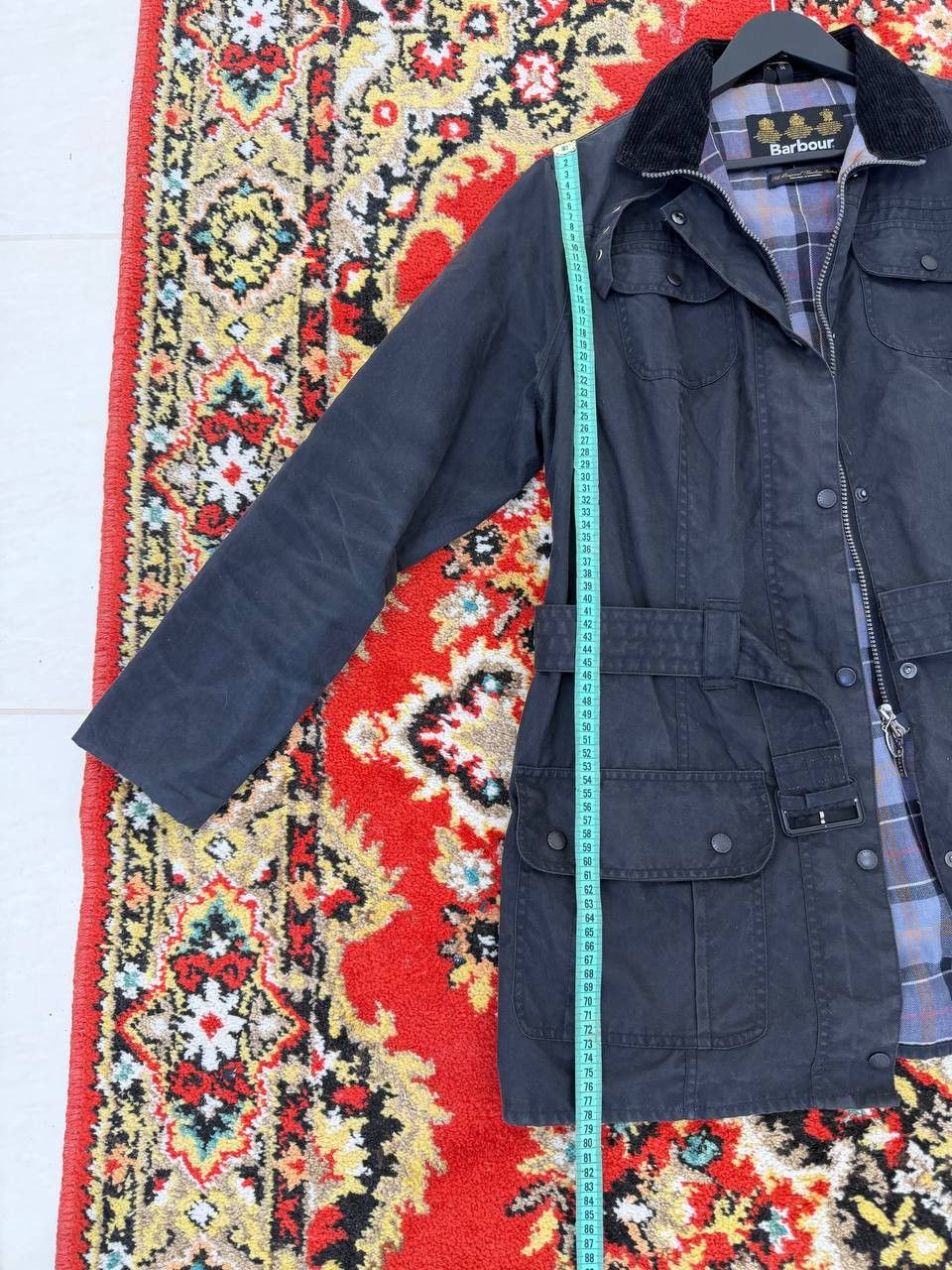 Barbour Barbour International Waxed Quilted Belted Jacket! Size - M! Size US M / EU 48-50 / 2 - 17 Thumbnail
