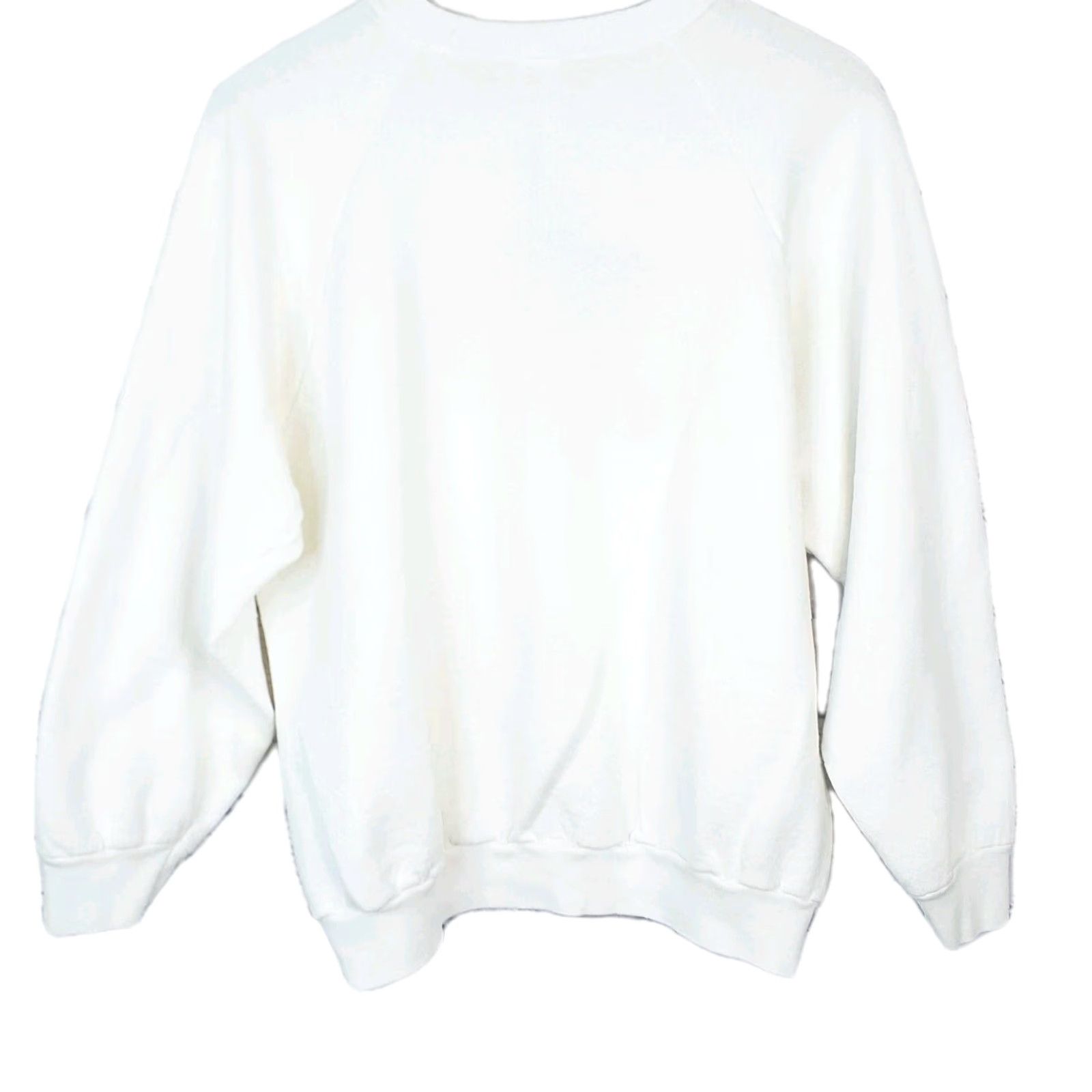 Fruit Of The Loom VINTAGE Fruit of the Loom Sweatshirt Unisex Adults Crew Neck Long Sleeve White M Embroidered USA Cotton Blend.png Size M / US 6-8 / IT 42-44 - 3 Thumbnail