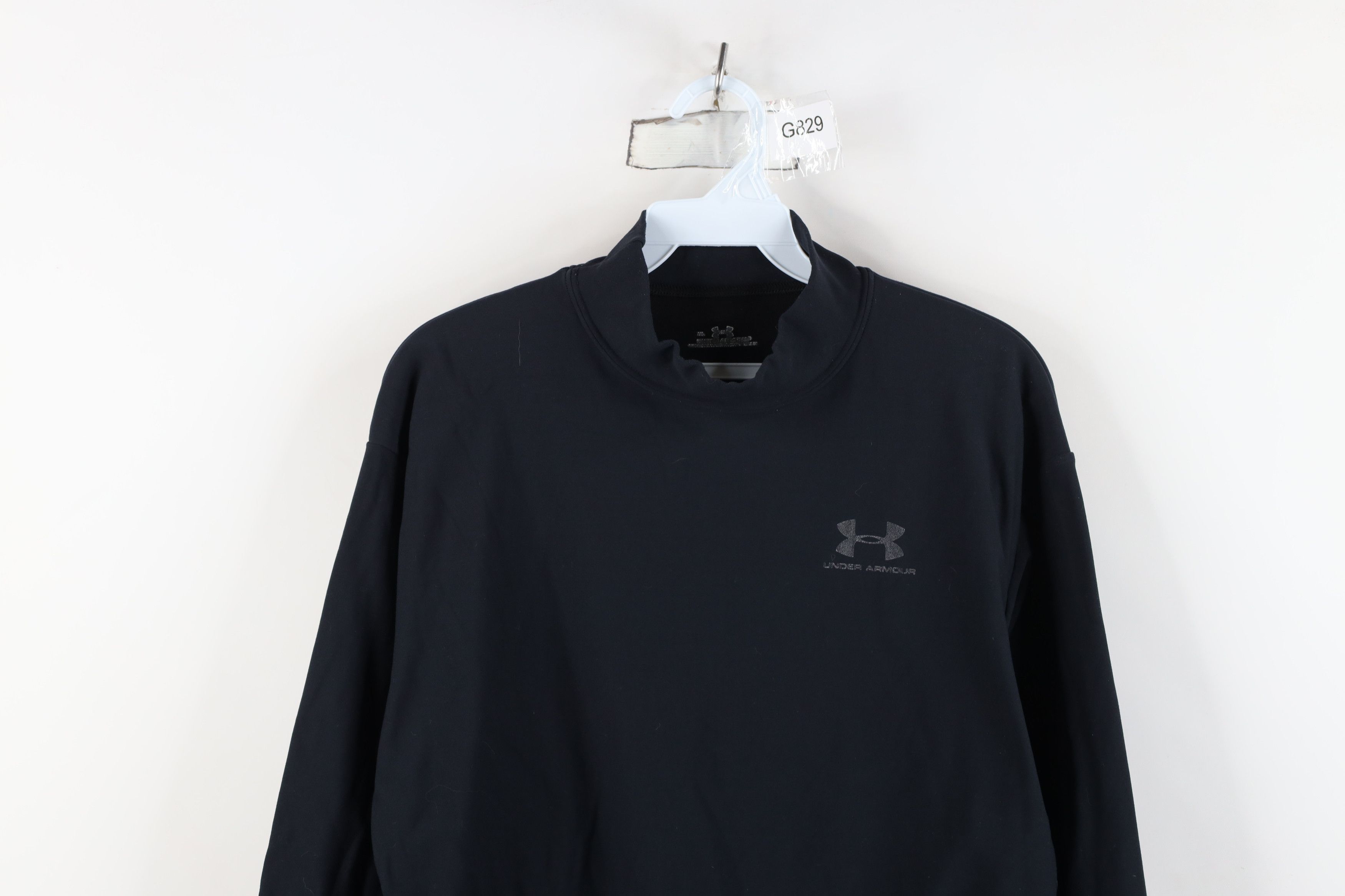 Under Armour Vintage Under Armour Tactical Compression Mock Neck T-Shirt Size US XL / EU 56 / 4 - 2 Thumbnail