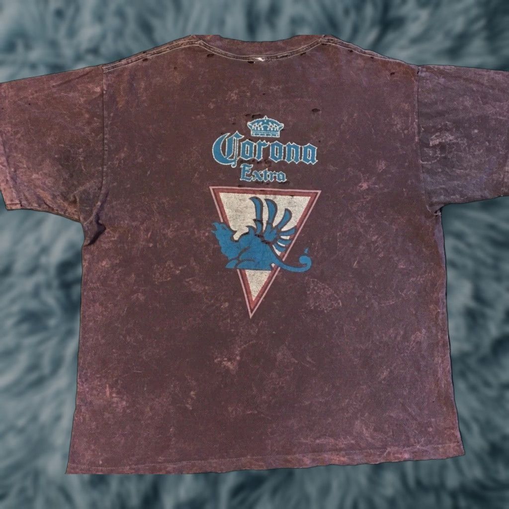Thrasher VINTAGE Corona Beer Thrashed Faded Distressed Shirt M Red Graphic Tee Men Short Sleeve 90s Grunge Bar Surf Skate Punk Retro BC Size US M / EU 48-50 / 2 - 1 Thumbnail